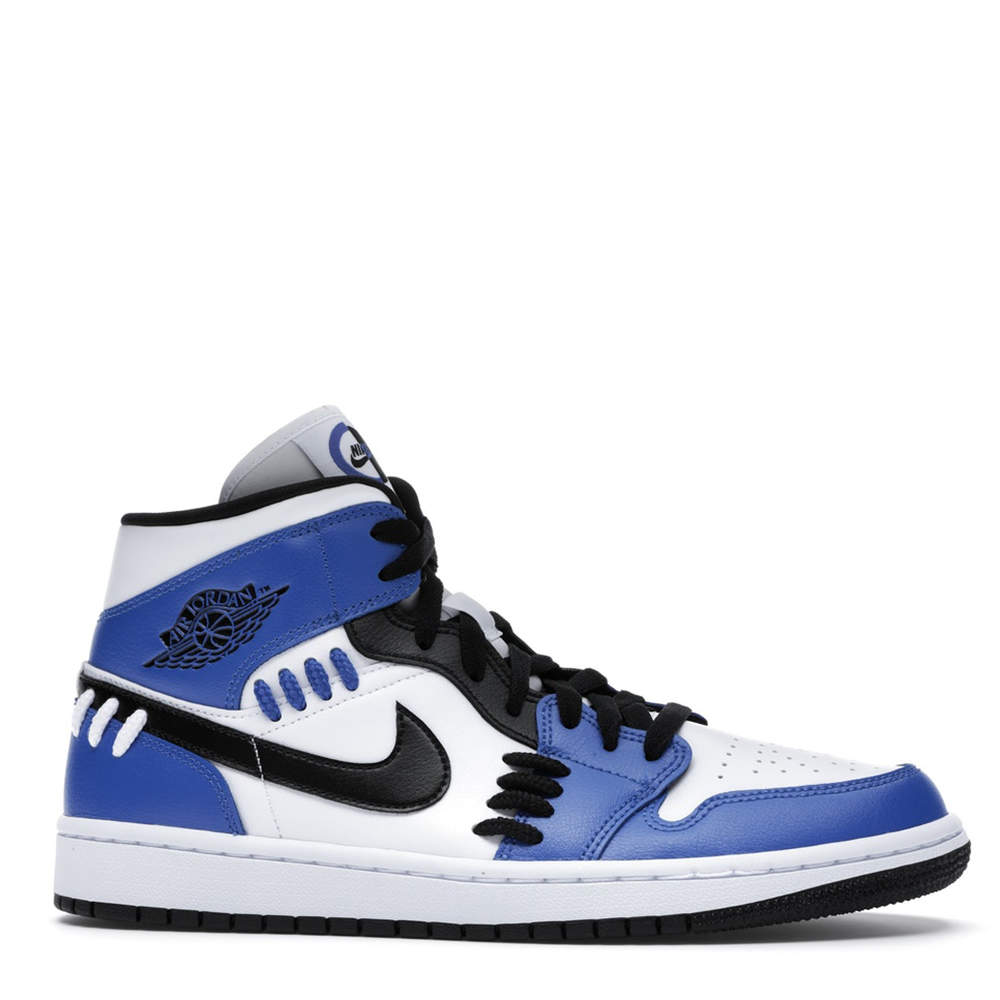 Pre Owned Nike Jordan 1 Mid Sisterhood Sneakers US Size 10W EU Size 42