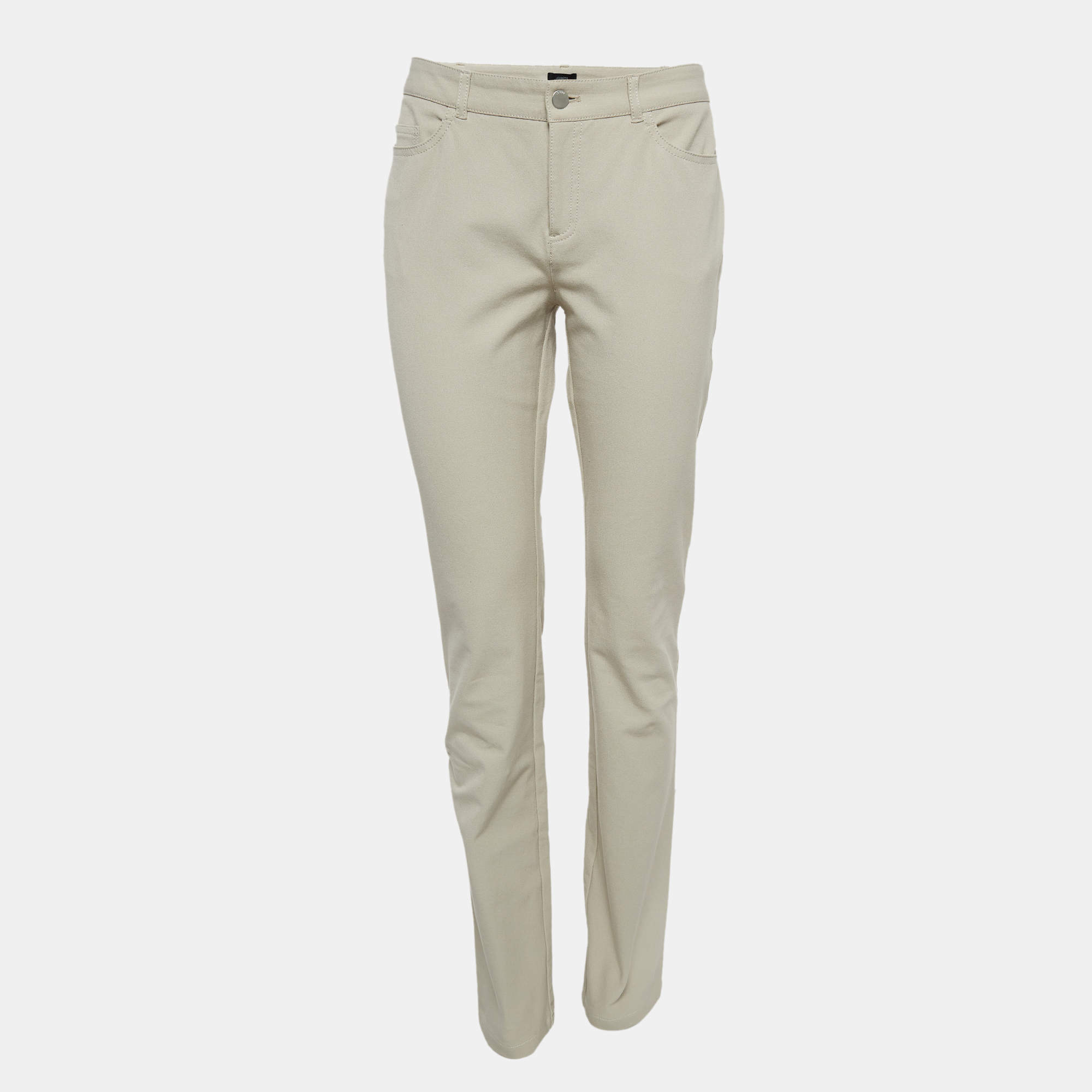  Joseph Tan Gabardine Skinny Trousers L