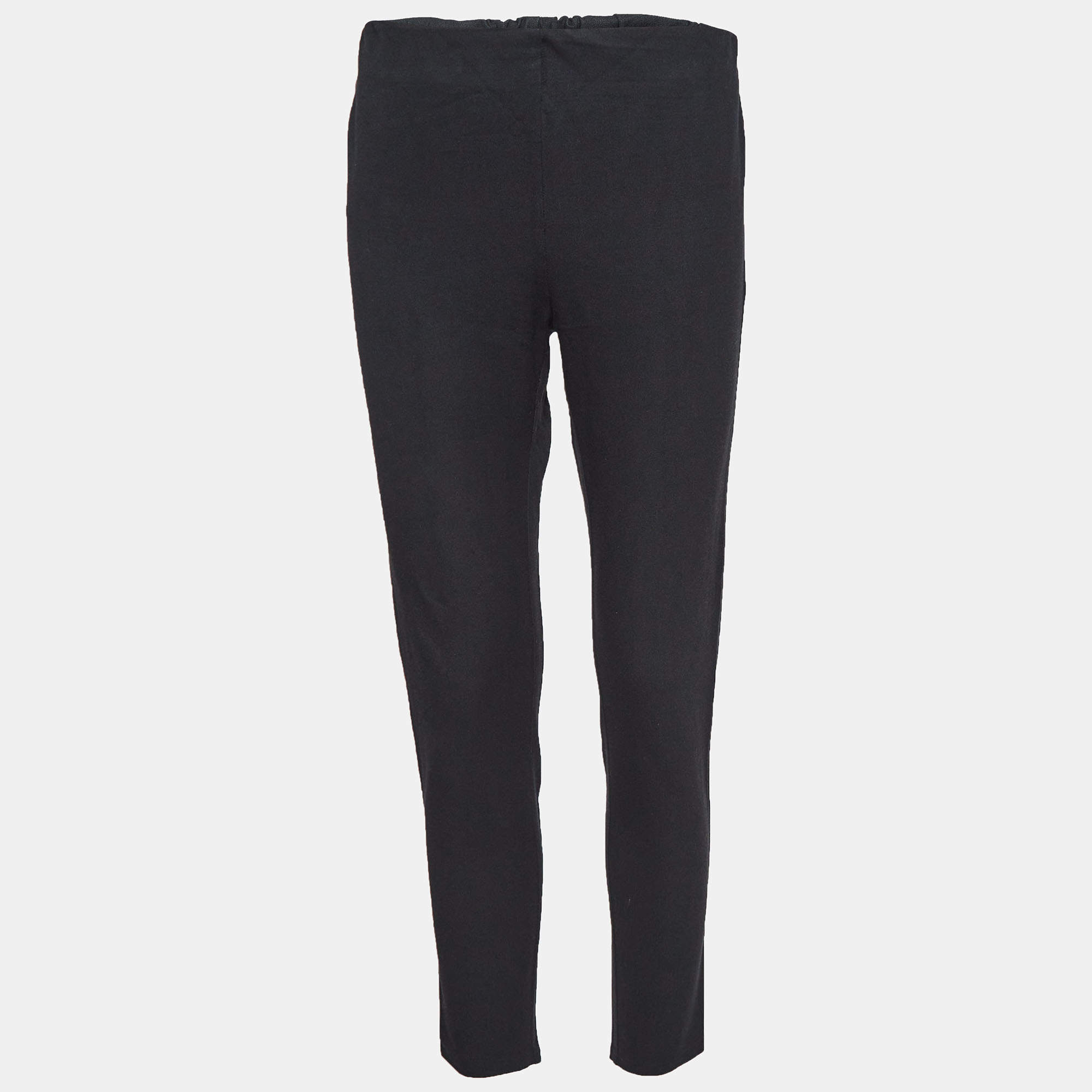 Joseph Nitro Black Stretch Gabardine Pants M 