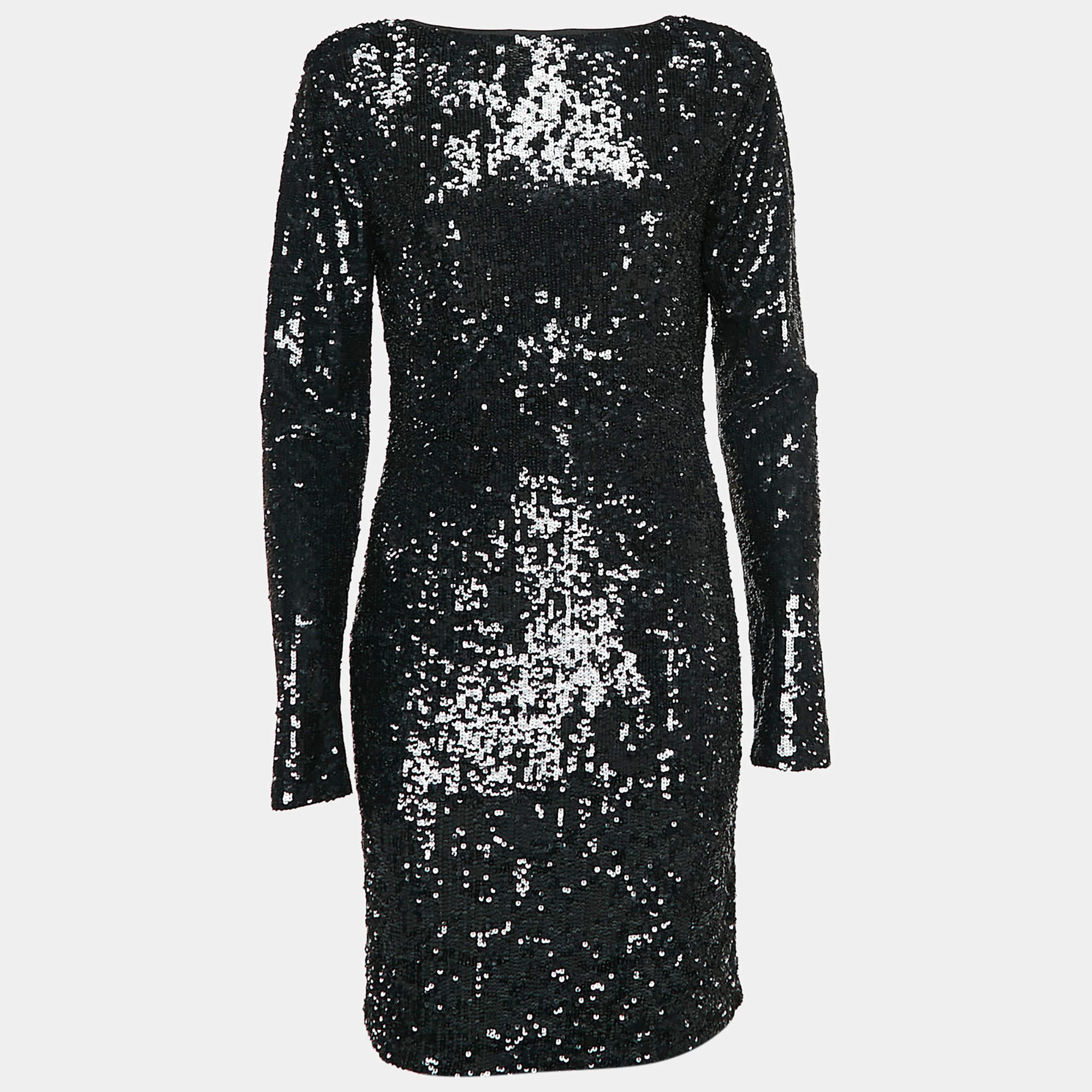 Joseph Black Tulle/Jersey Lola Mini Dress L