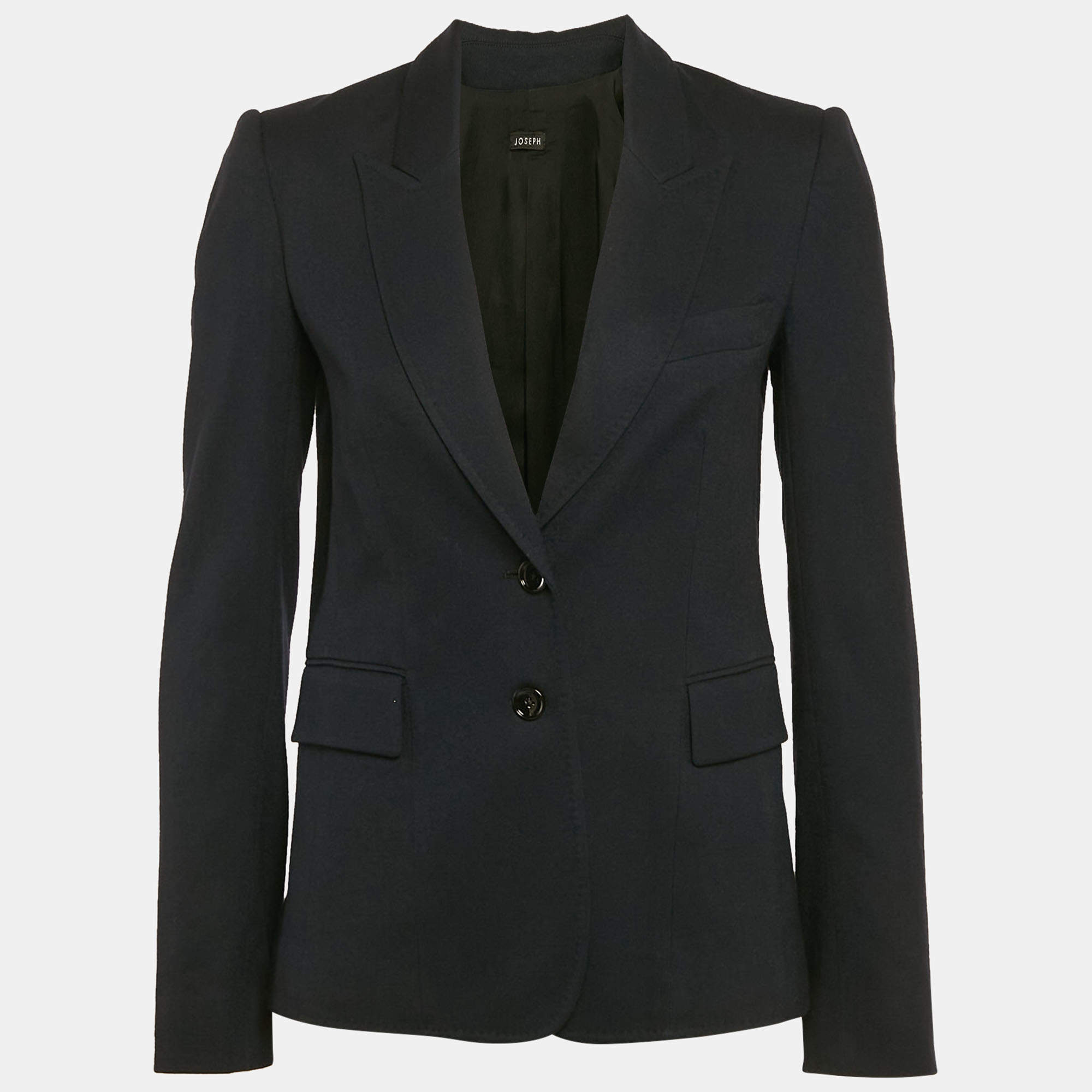 Joseph Navy Blue Wool Single Breasted Blazer S