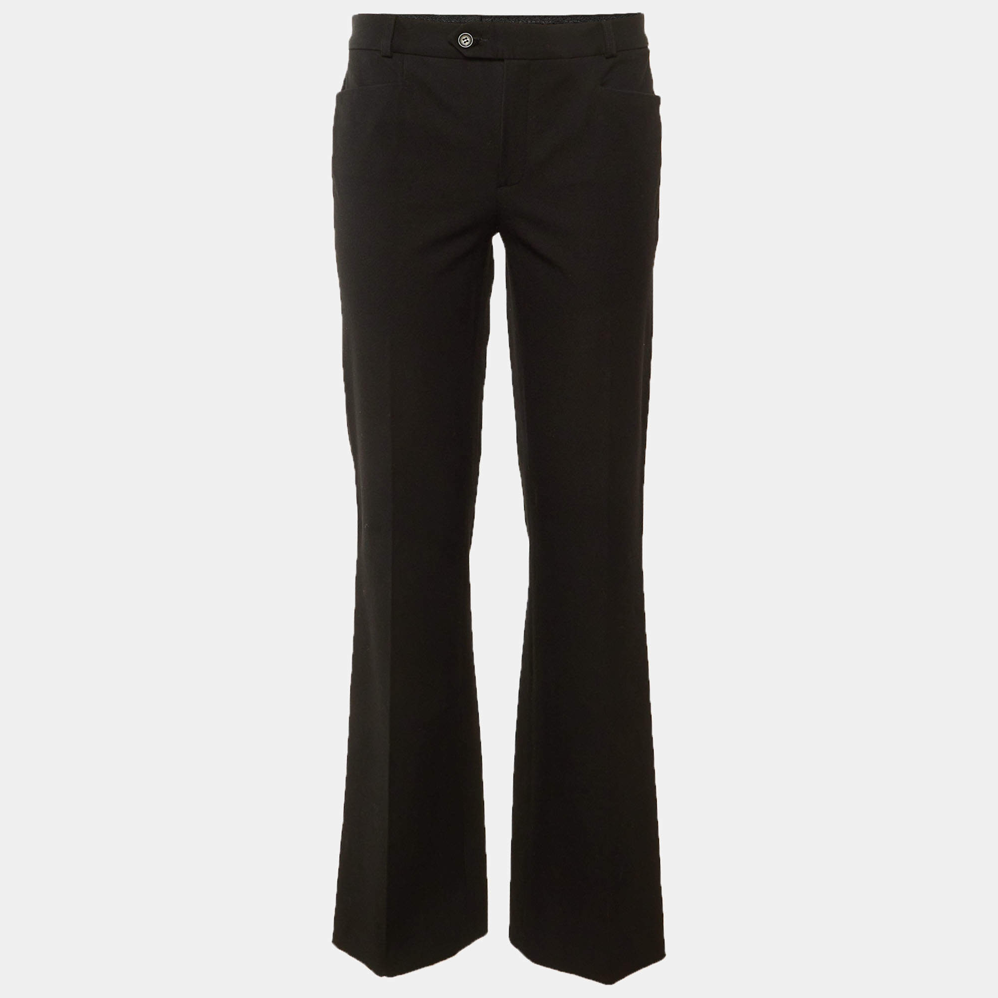 مملوكة مسبقًا Joseph Black Cotton Blend Pants M