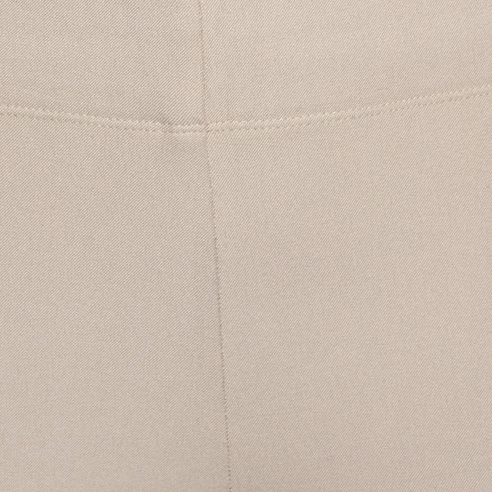 Pre Owned Joseph Beige Stretch Gabardine Leggings S
