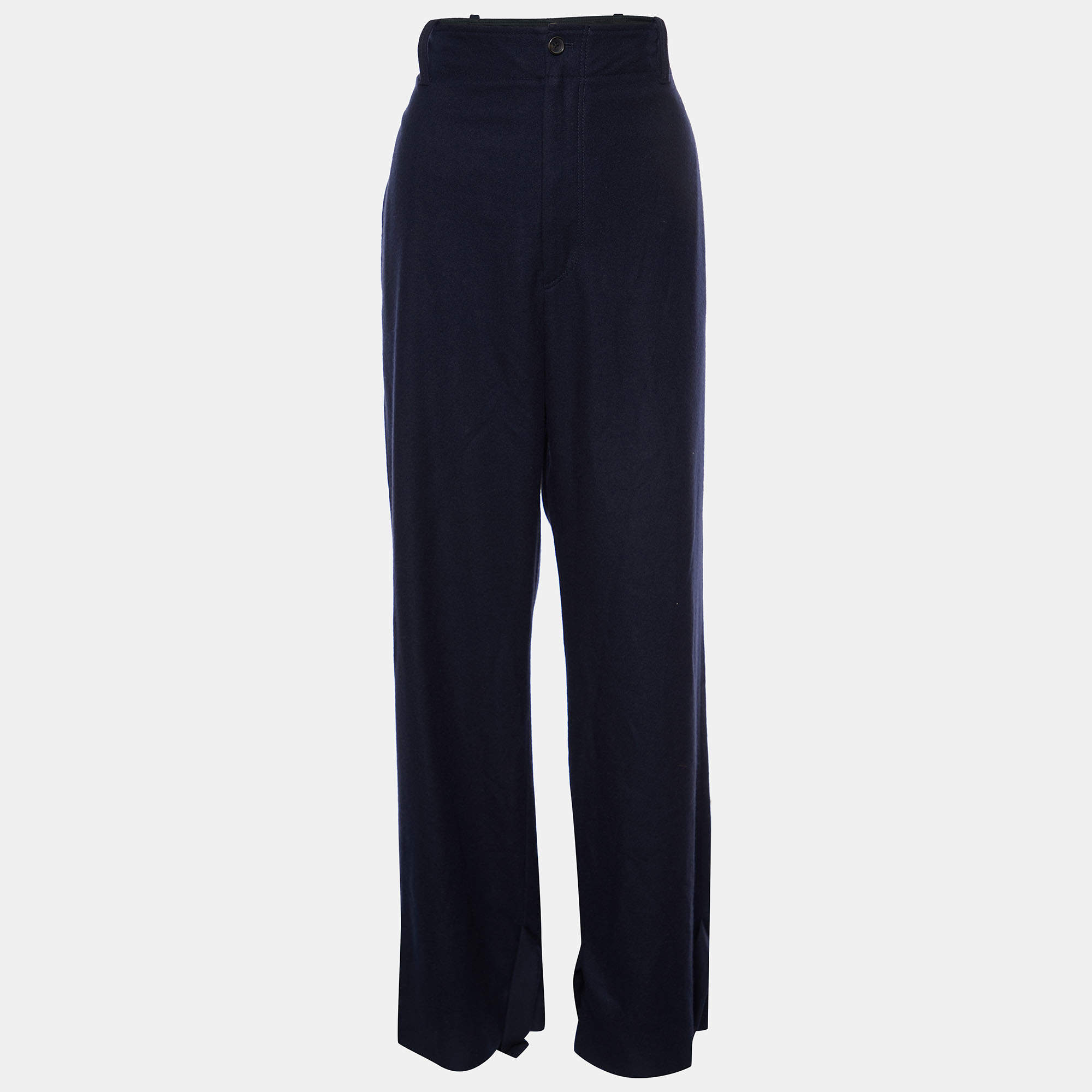 Joseph Navy Blue Light Felt Birkeland Trousers M