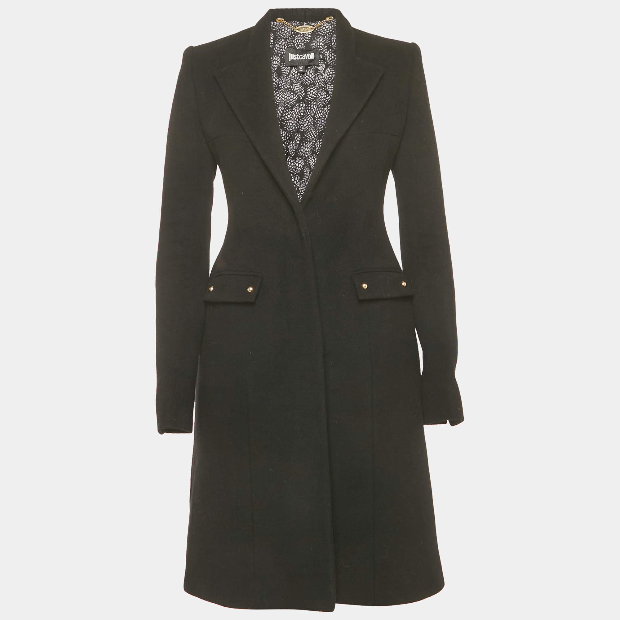 【送料&関税込】Comme des GarAons Double-breasted Coat 4 Sl BLACK Comme des Garçons: Double Breasted Wool Coat (Black