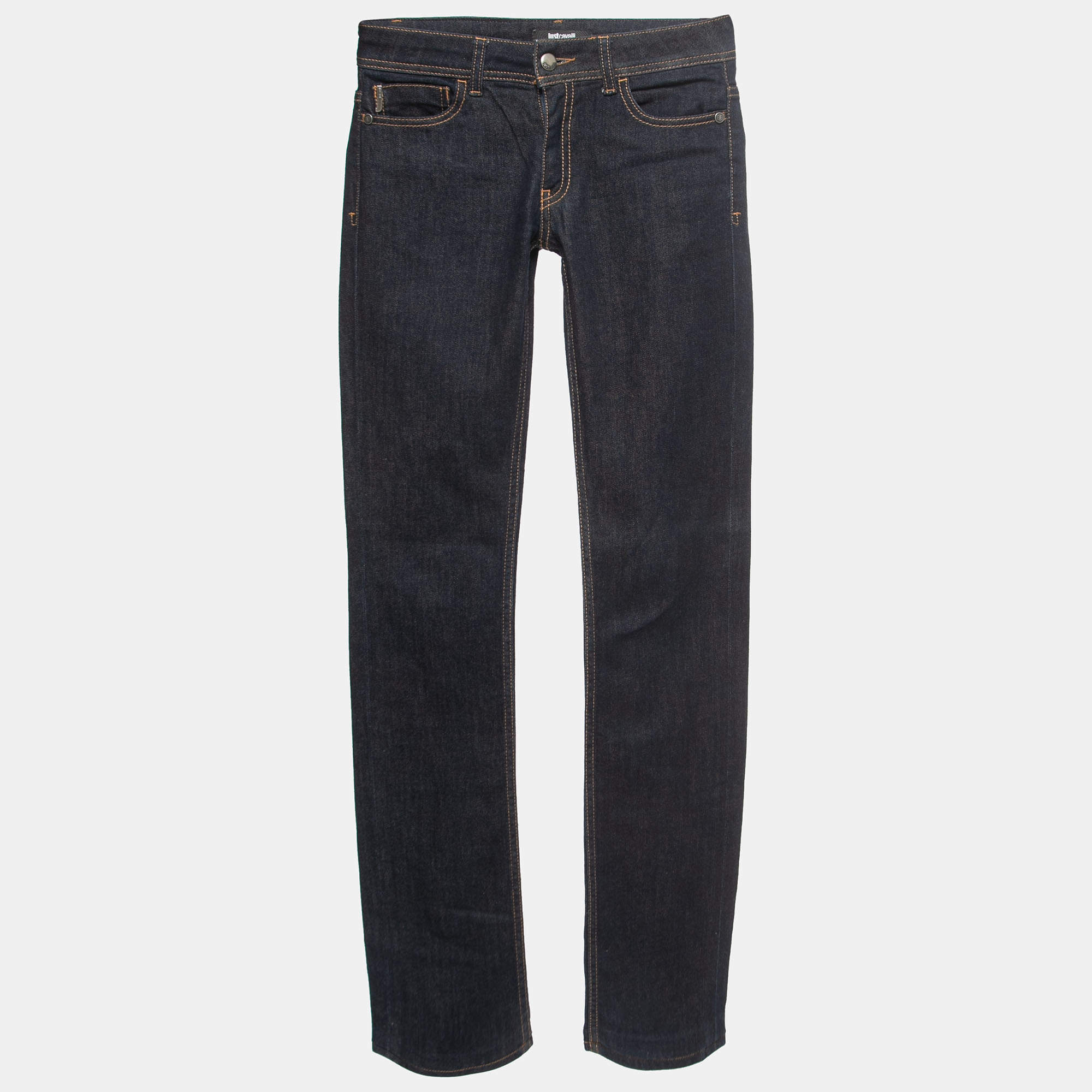 Just Cavalli Dark Blue Denim Flared Jeans S Waist 25"