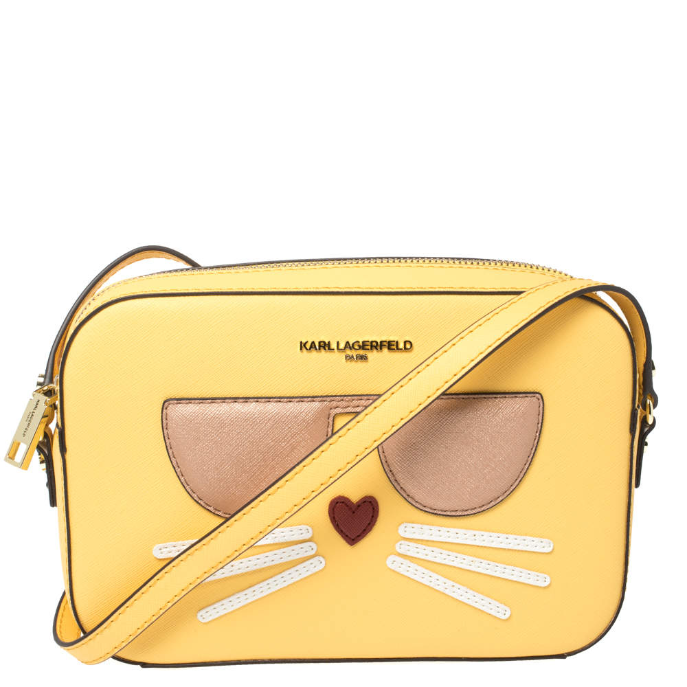 Bag Karl Lagerfeld Yellow in Polyester - 34892760