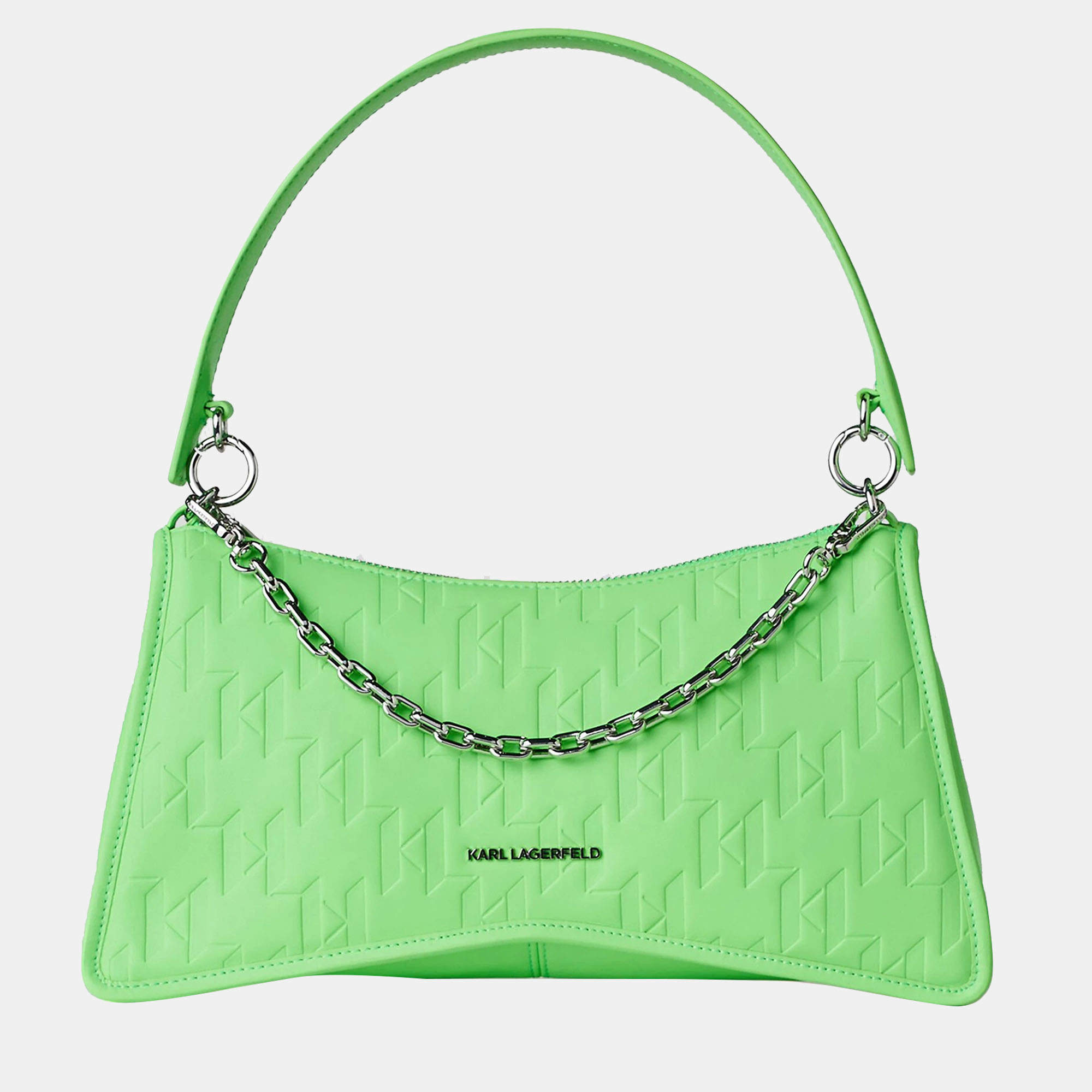 Karl Lagerfeld Green Recycled leather crossbody
