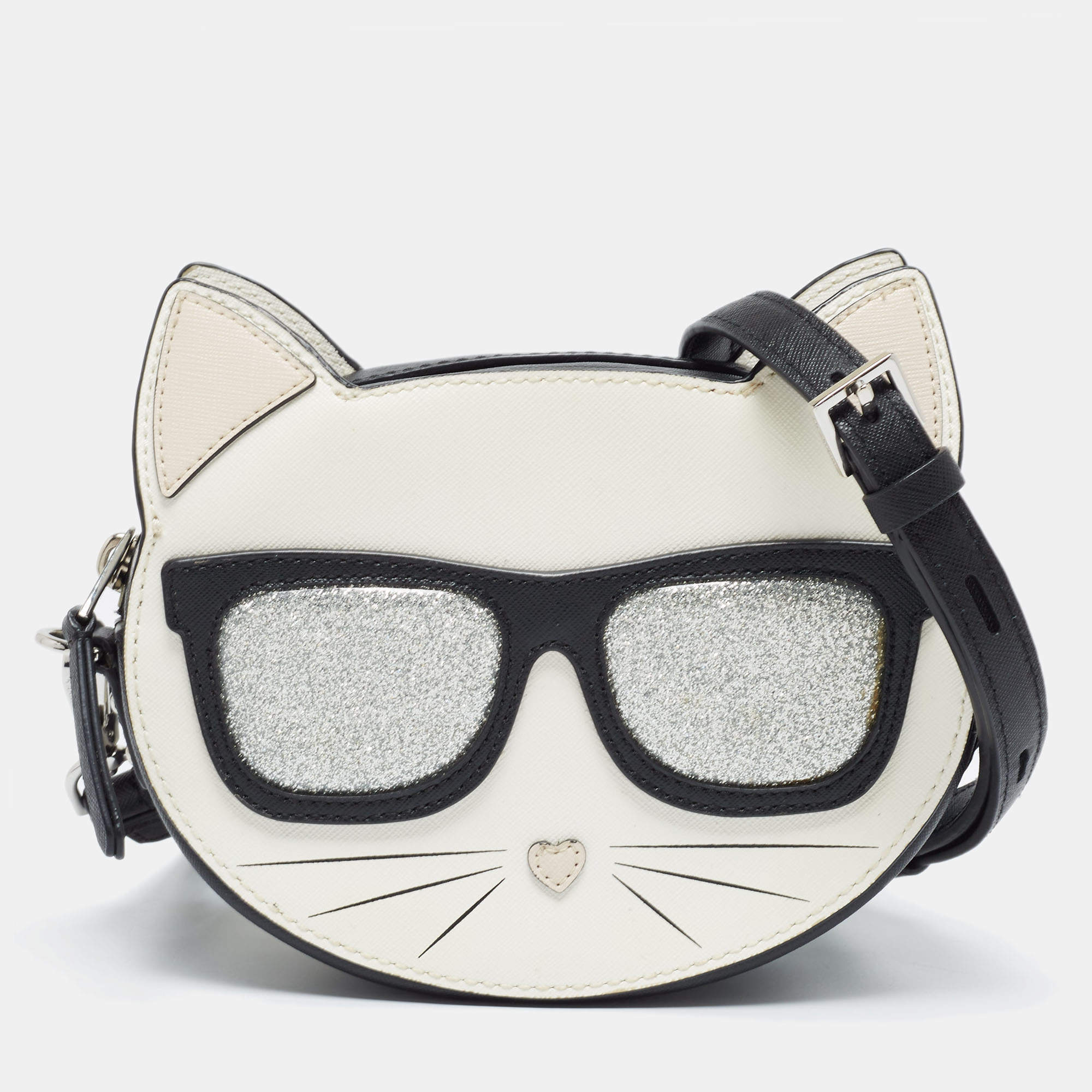Karl Lagerfeld MAYBELLE CROSSBODY Limited Edition Cat Bag with minor Flaw,  Luxury, Bags & Wallets on Carousell