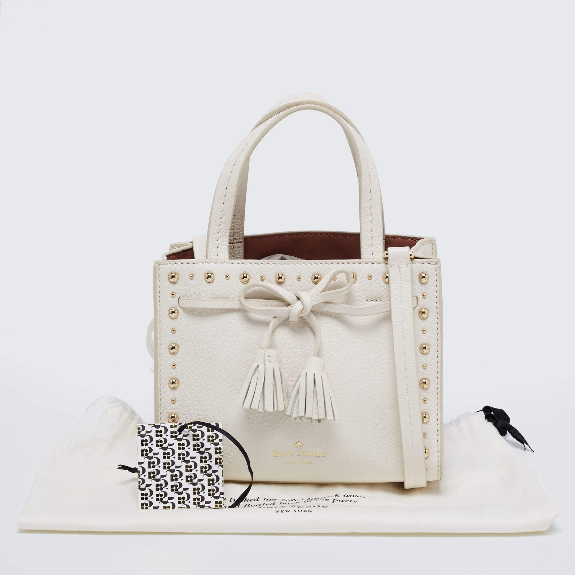 Kate spade studded clearance tote