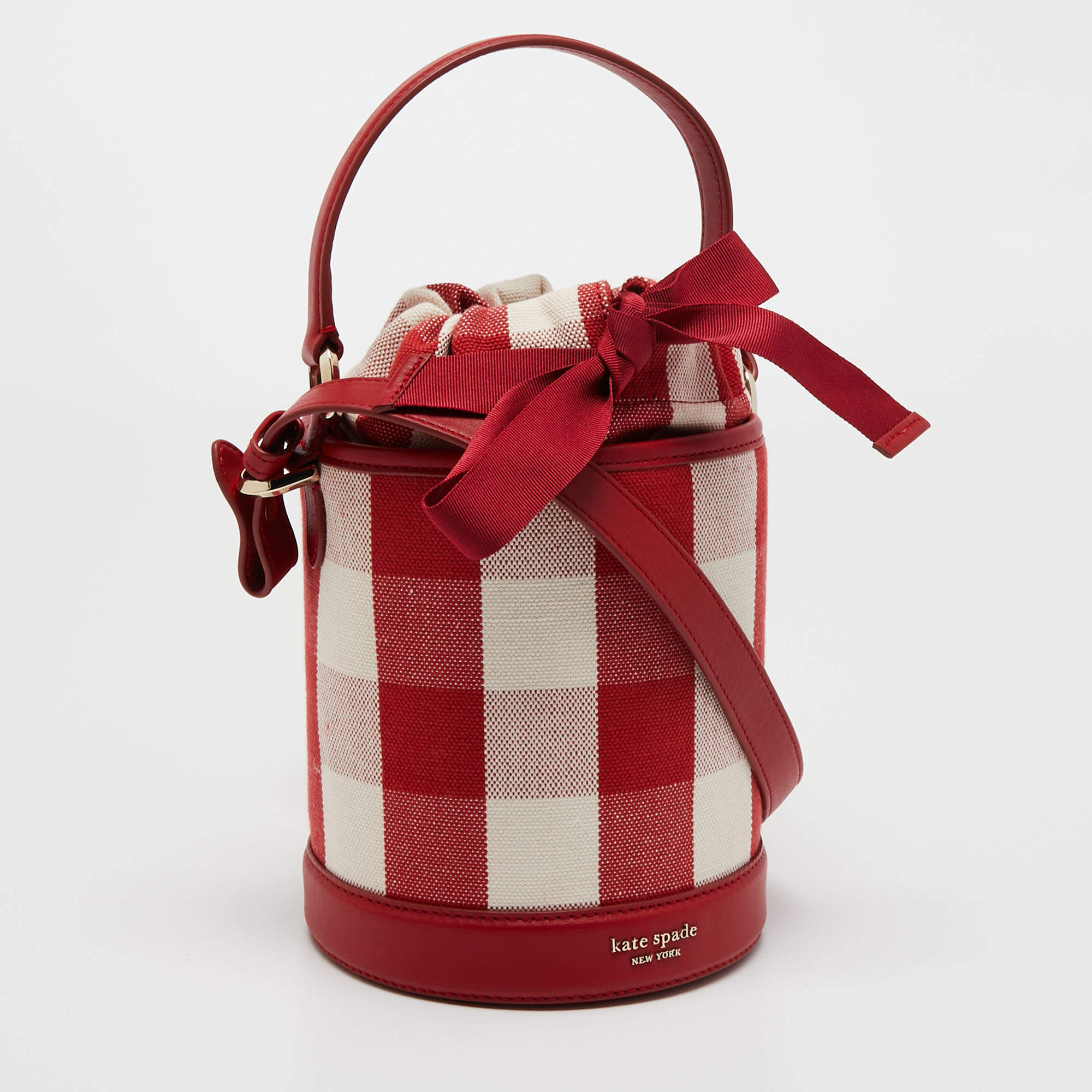 Kate Spade New York Wicker Cherry Bucket Bag w/Tags - Red Bucket Bags,  Handbags - WKA345859