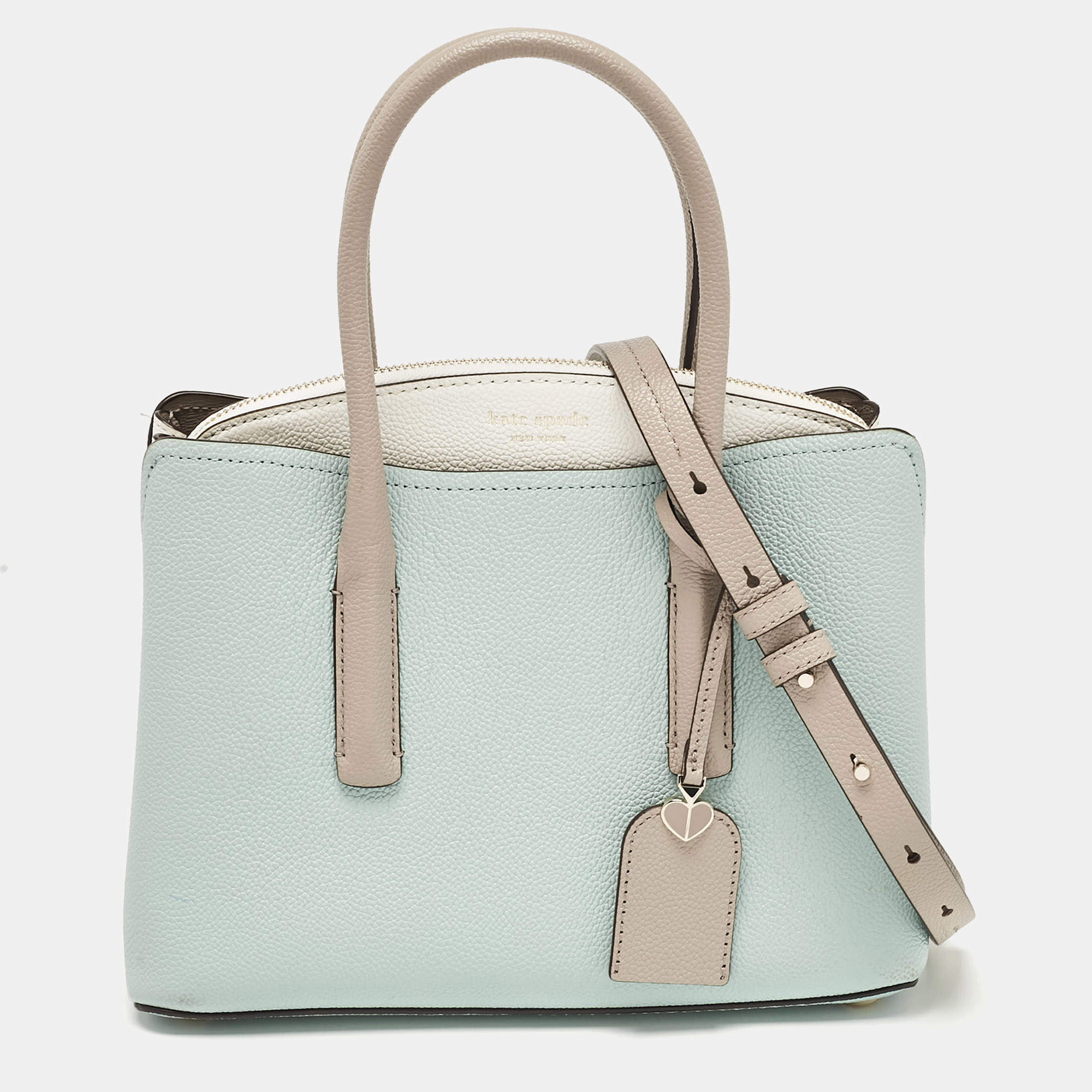 Kate Spade Tricolor Leather Medium Margaux Satchel