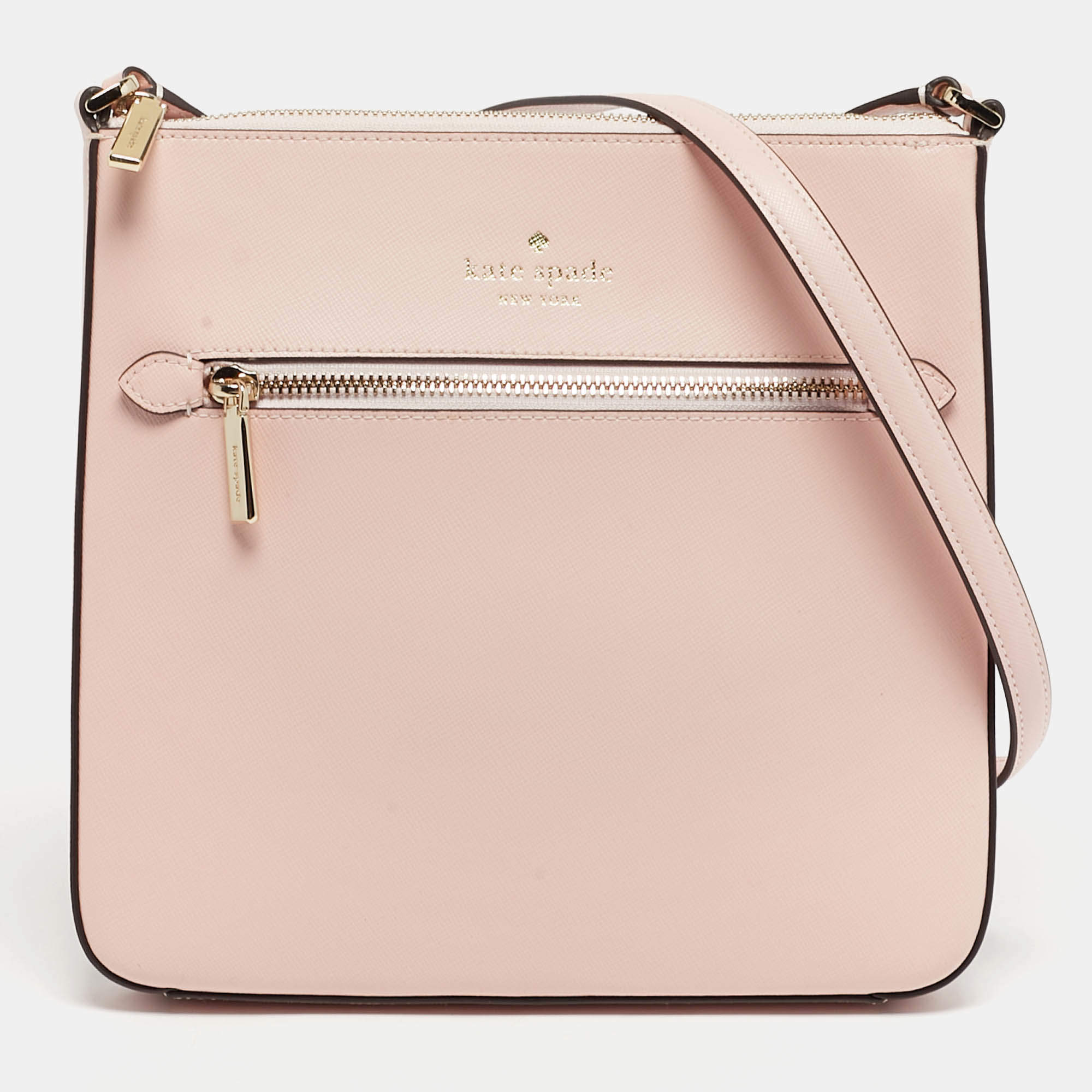 مملوكة مسبقًا Kate Spade North South Sadie Pink Leather Crossbody Bag