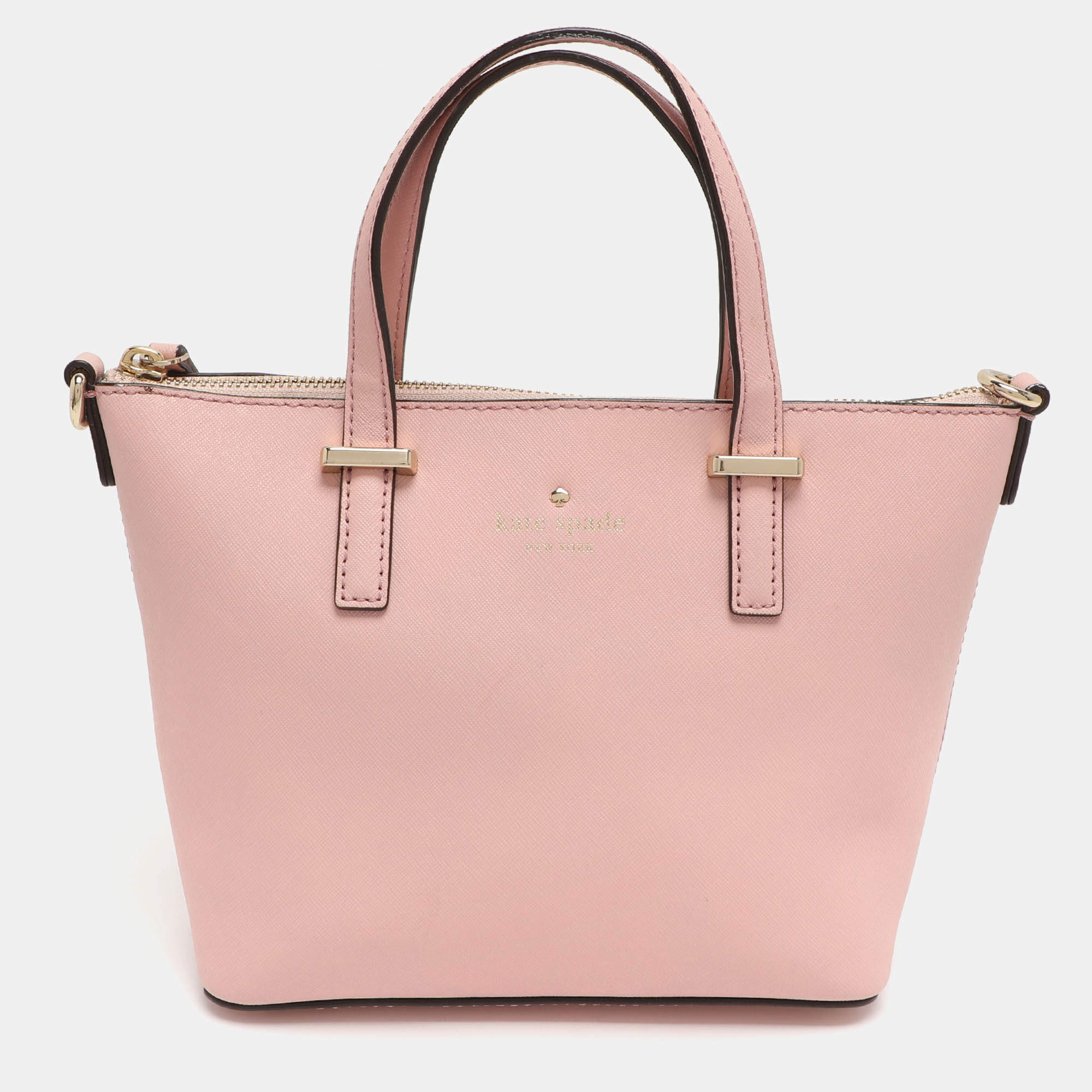 Pre Owned Kate Spade Cedar Street Harmony Pink Leather Tote