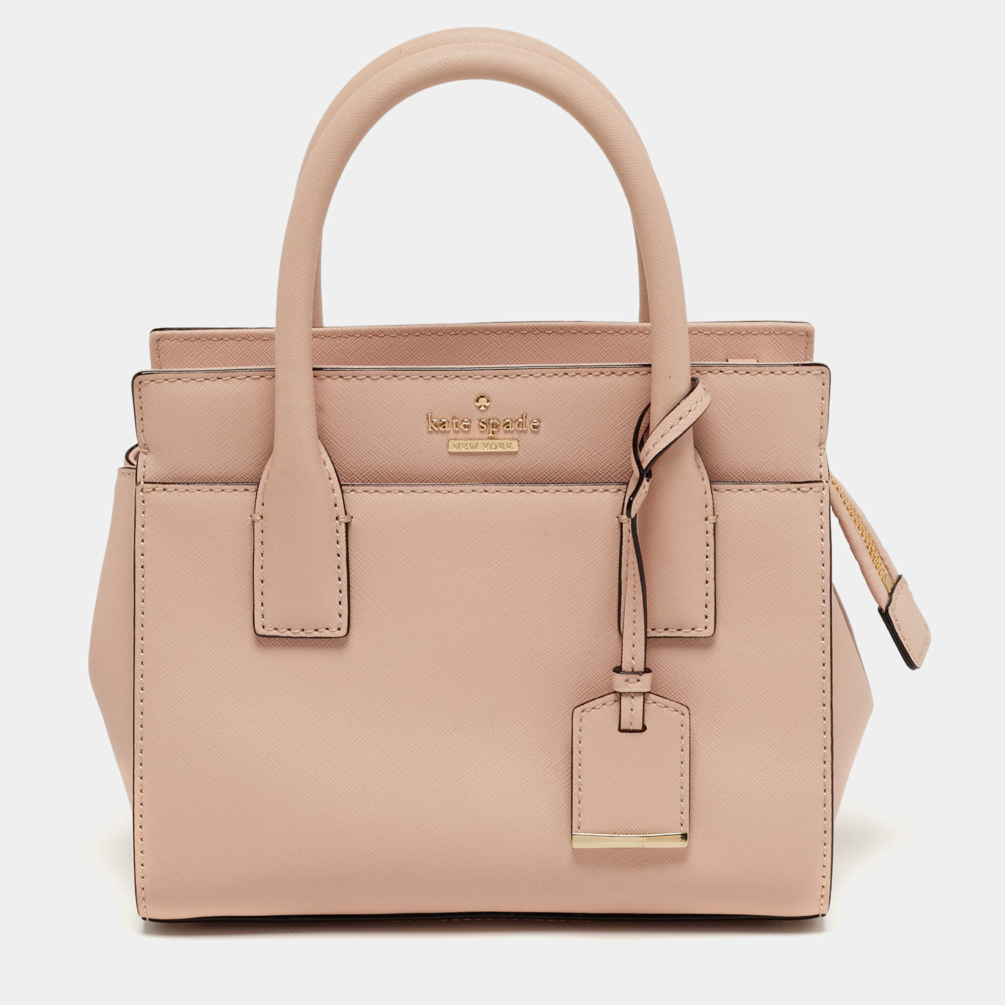 Pre Owned حقيبة يد كيت سبيد كاميرون ستريت كانديز جلد وردي