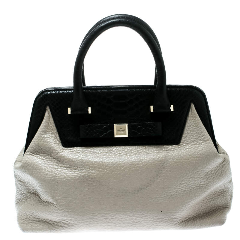 kate spade black and cream purse