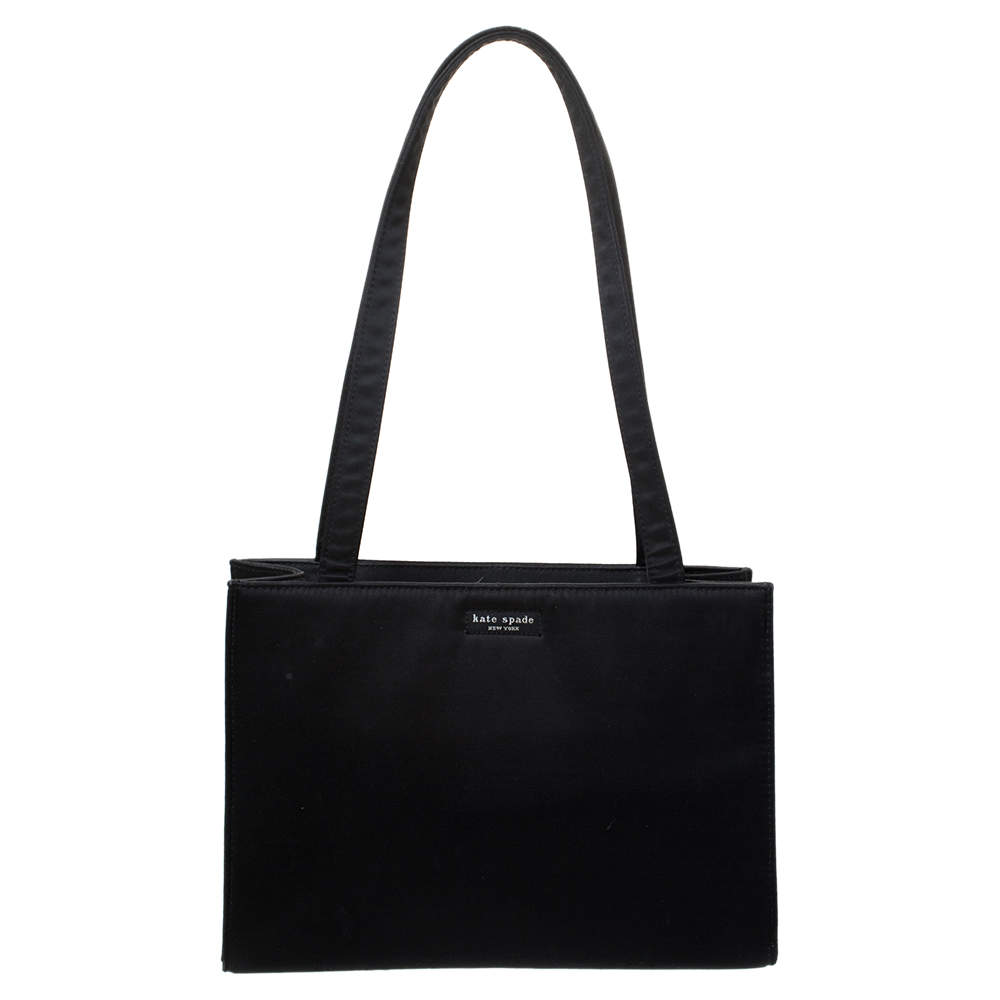 Pre Owned Kate Spade Black Nylon Sam Tote