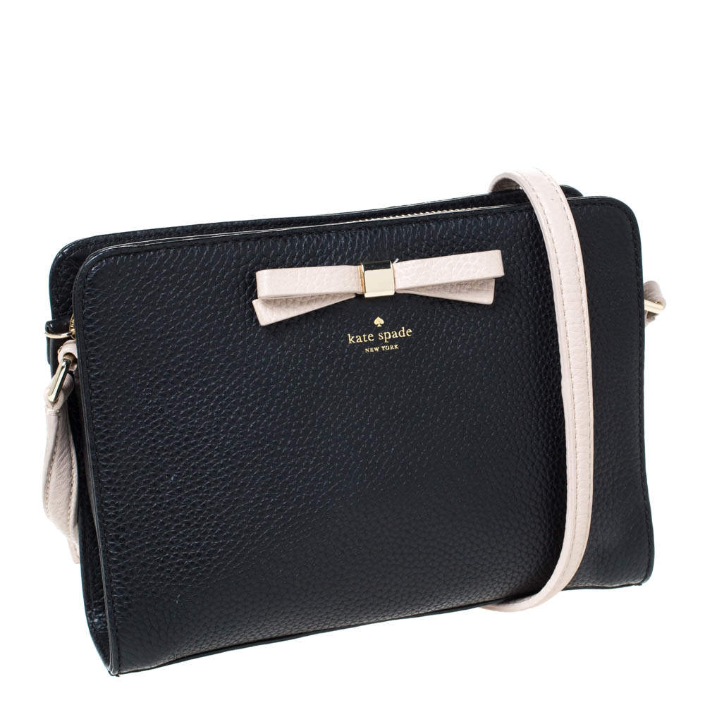 kate spade black and pink crossbody