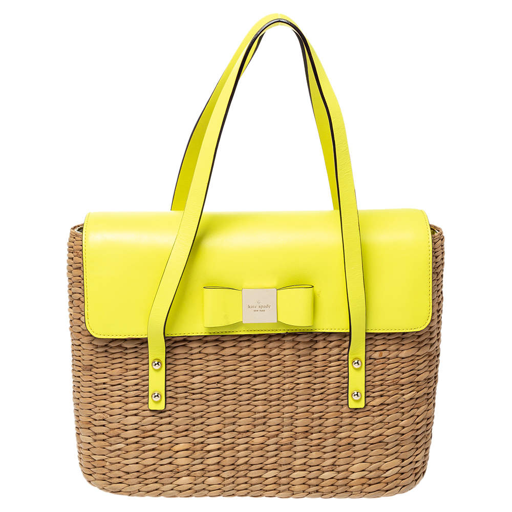 Kate Spade New York Garden Bouquet Embroidered Straw Tote | Brixton Baker