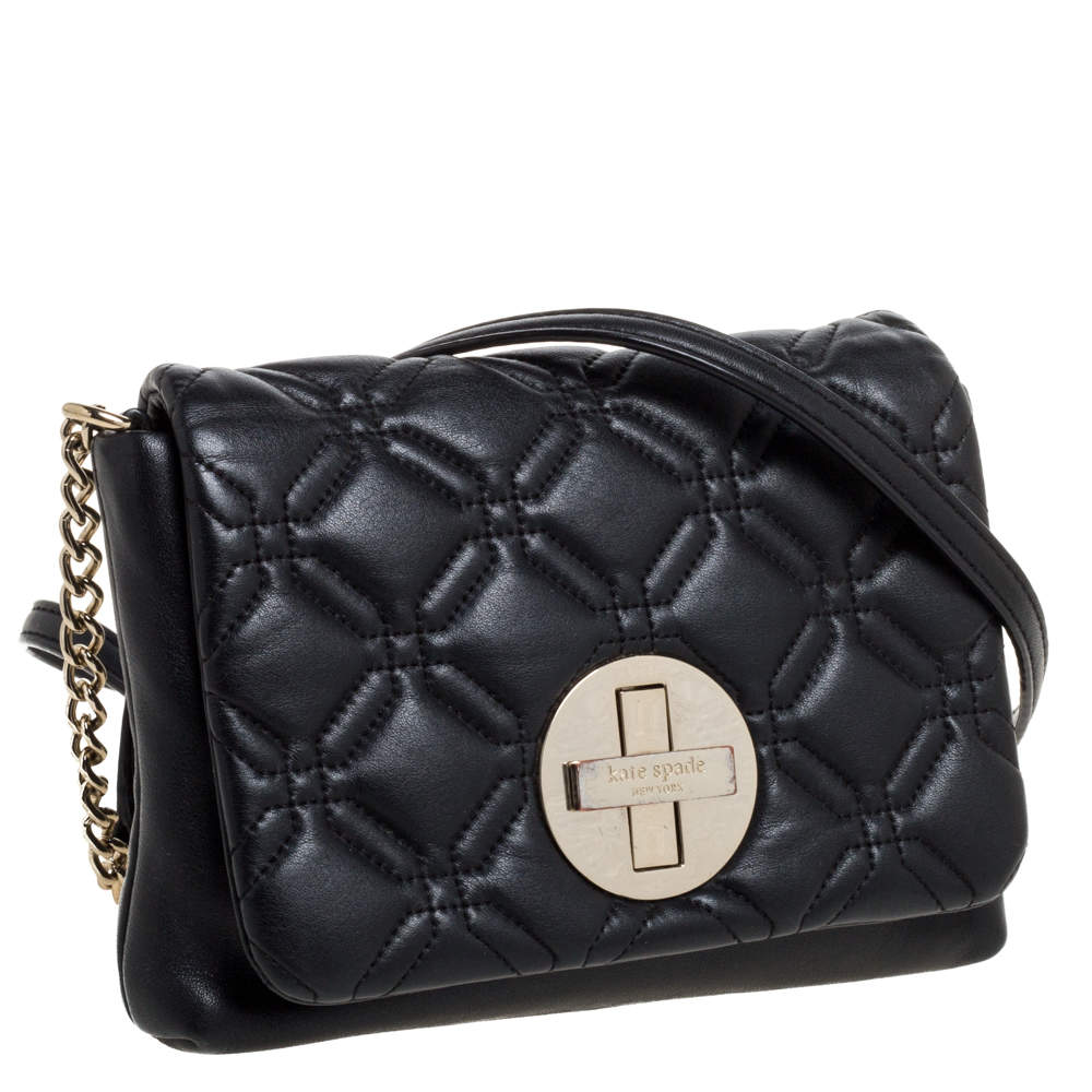 Kate Spade Black Leather Astor Court Naomi Crossbody Bag Kate Spade | TLC