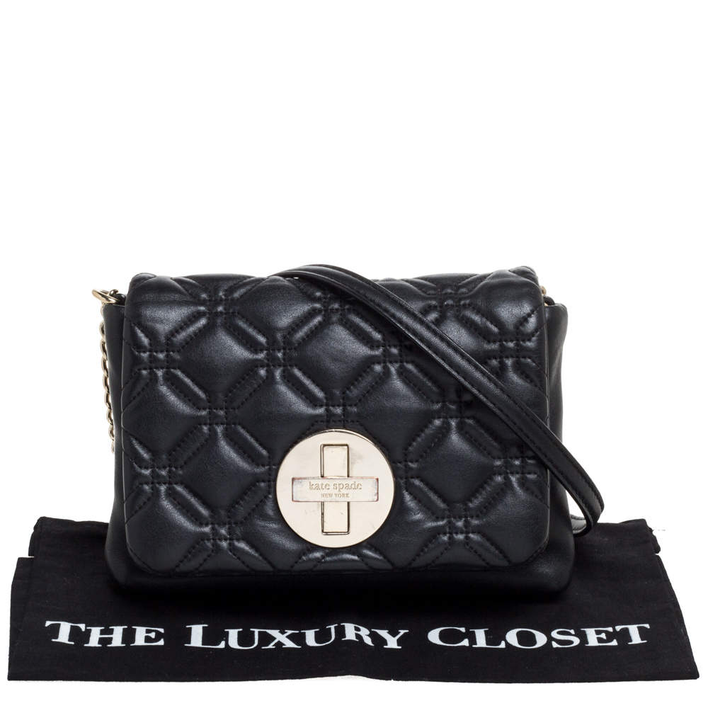 Kate Spade Black Leather Astor Court Naomi Crossbody Bag Kate Spade | TLC