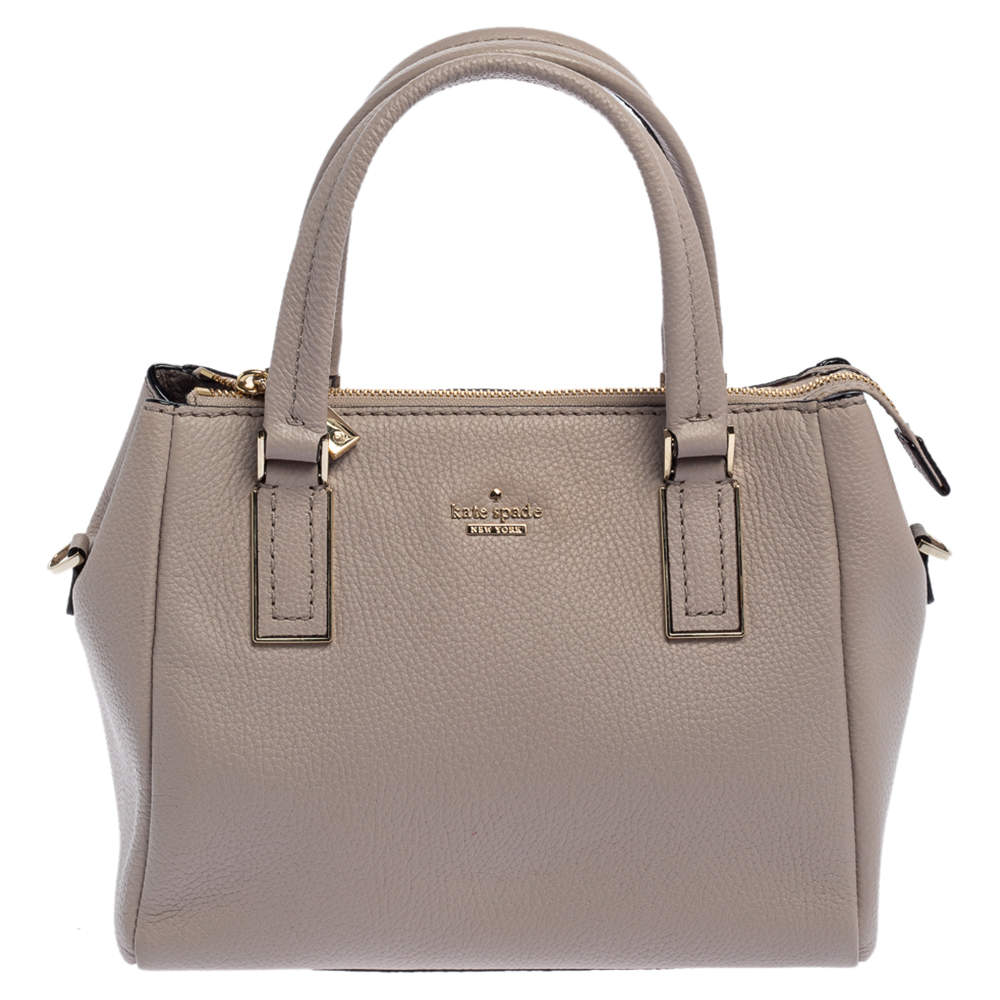 Kate Spade Pale Pink Grained Leather Cameron Tote