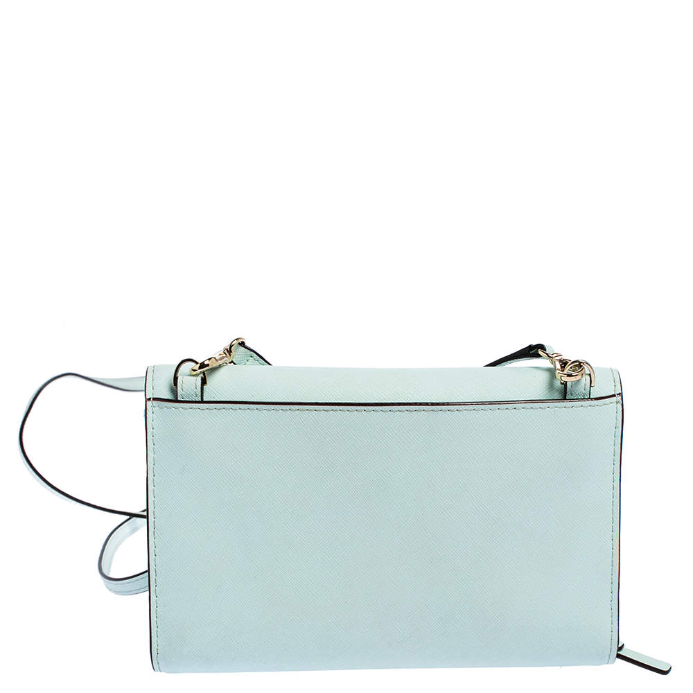 Kate Spade Light Aqua Blue Leather Laurel Way Winni Crossbody Bag Kate  Spade | The Luxury Closet