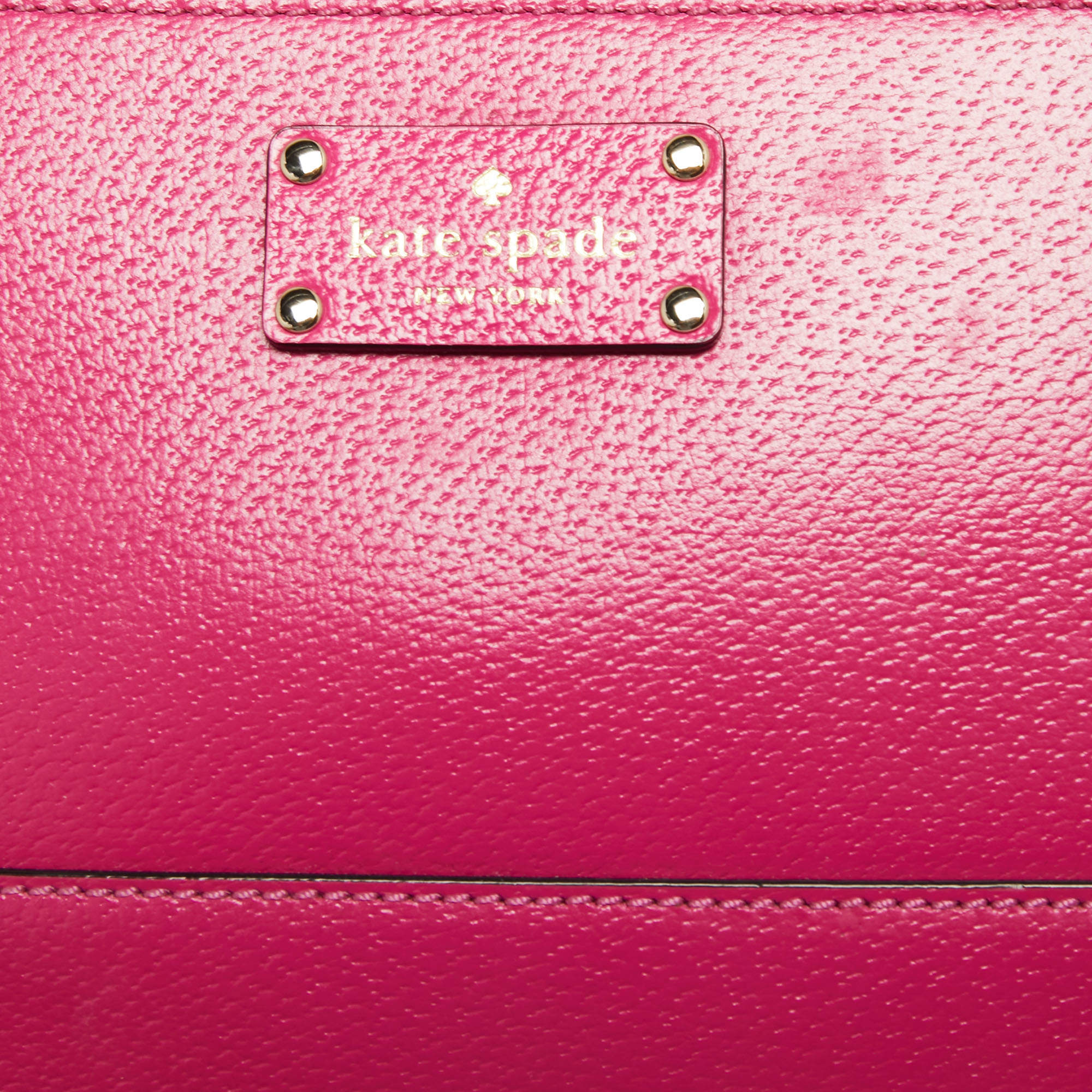 Kate Spade - Textured Hot Pink Leather Crossbody – Current Boutique