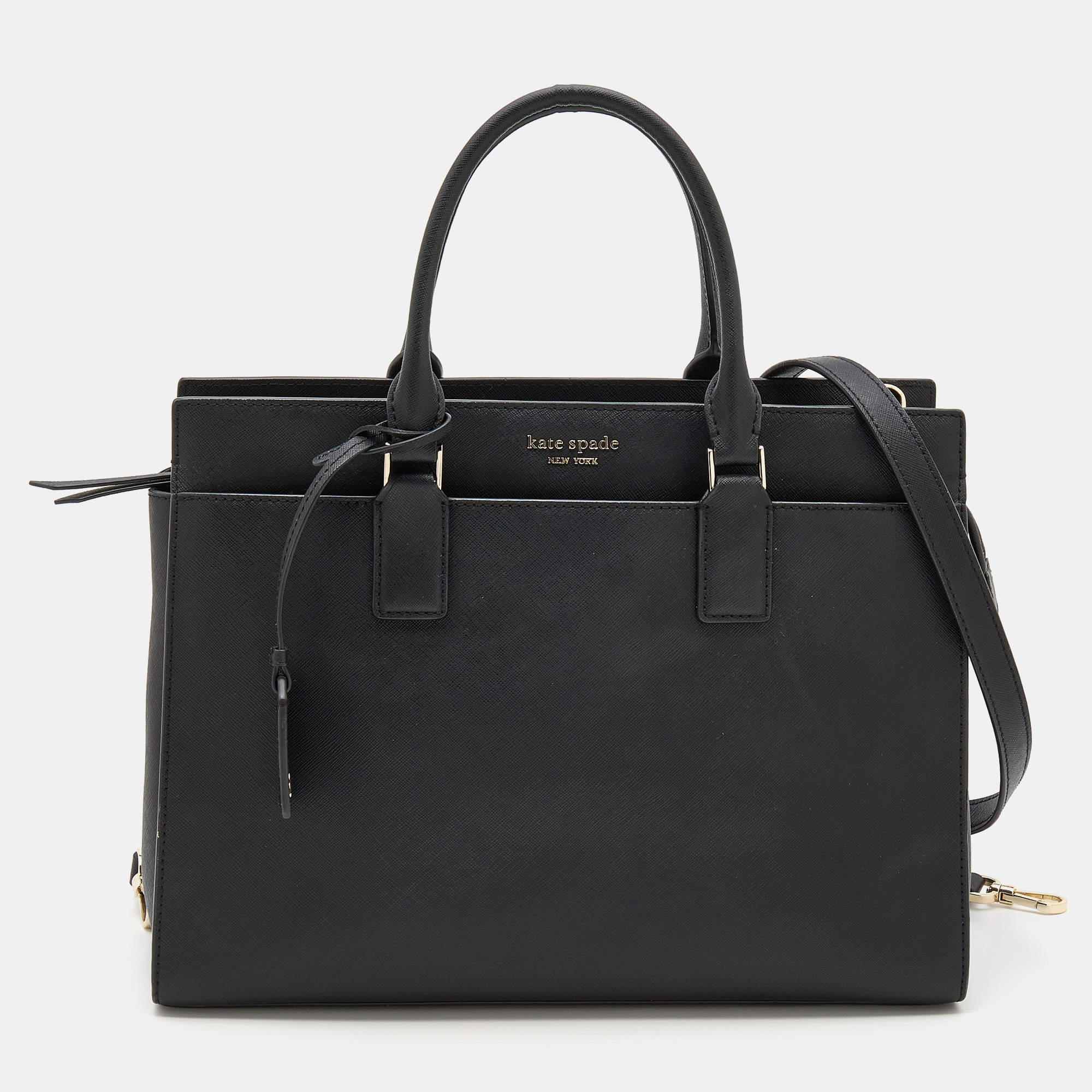 مملوكة مسبقًا Kate Spade Black Leather Cameron Street Candace Tote