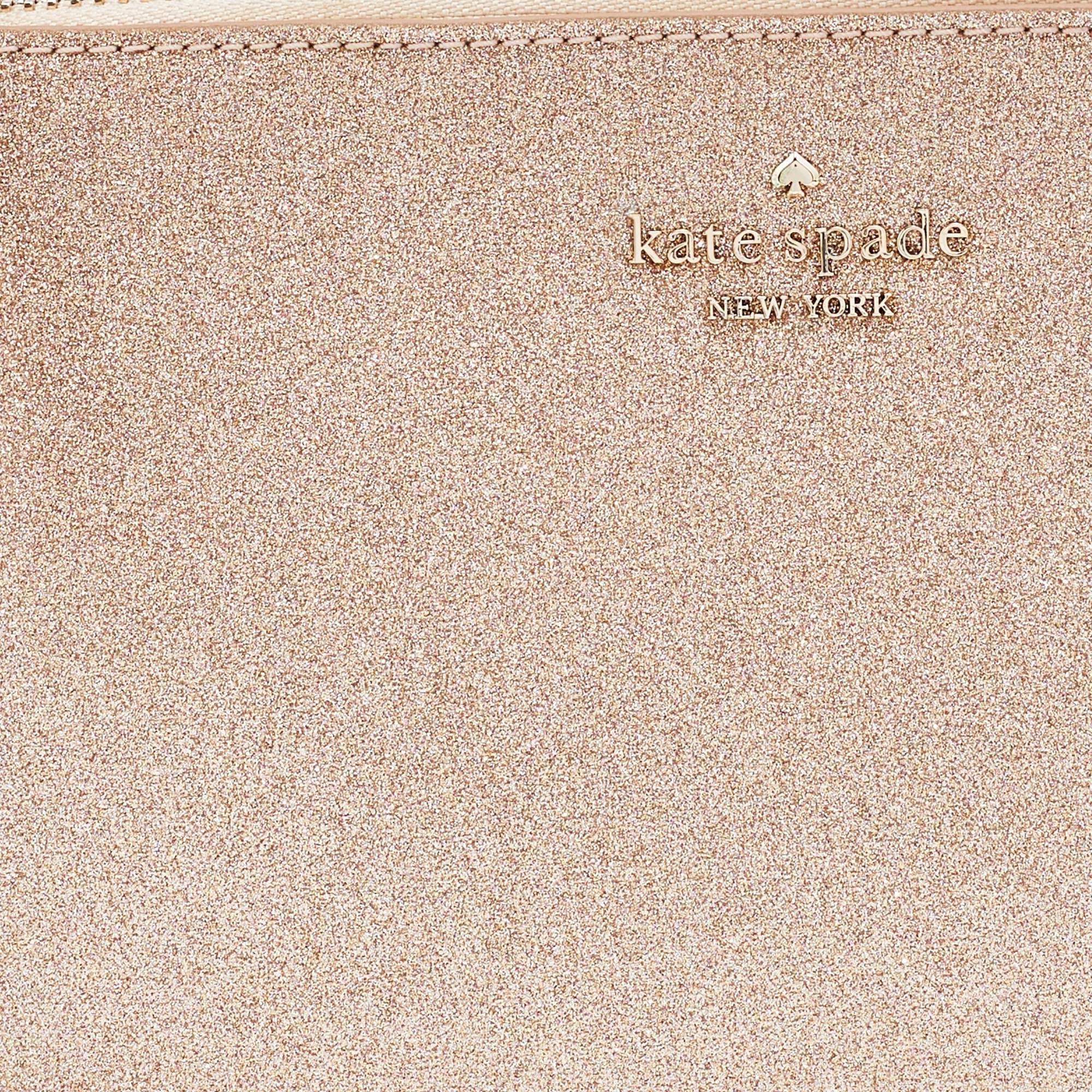 kate spade, Bags, Kate Spade Joeley Rosegold Glitter Crossbody Bag