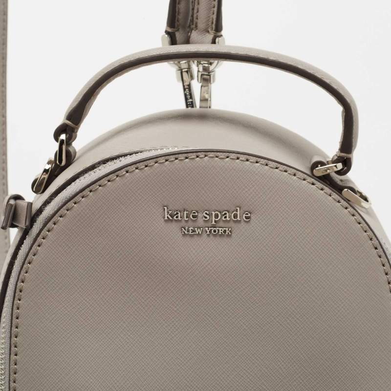 Kate Spade Grey Leather Mini Cameron Backpack Kate Spade | TLC