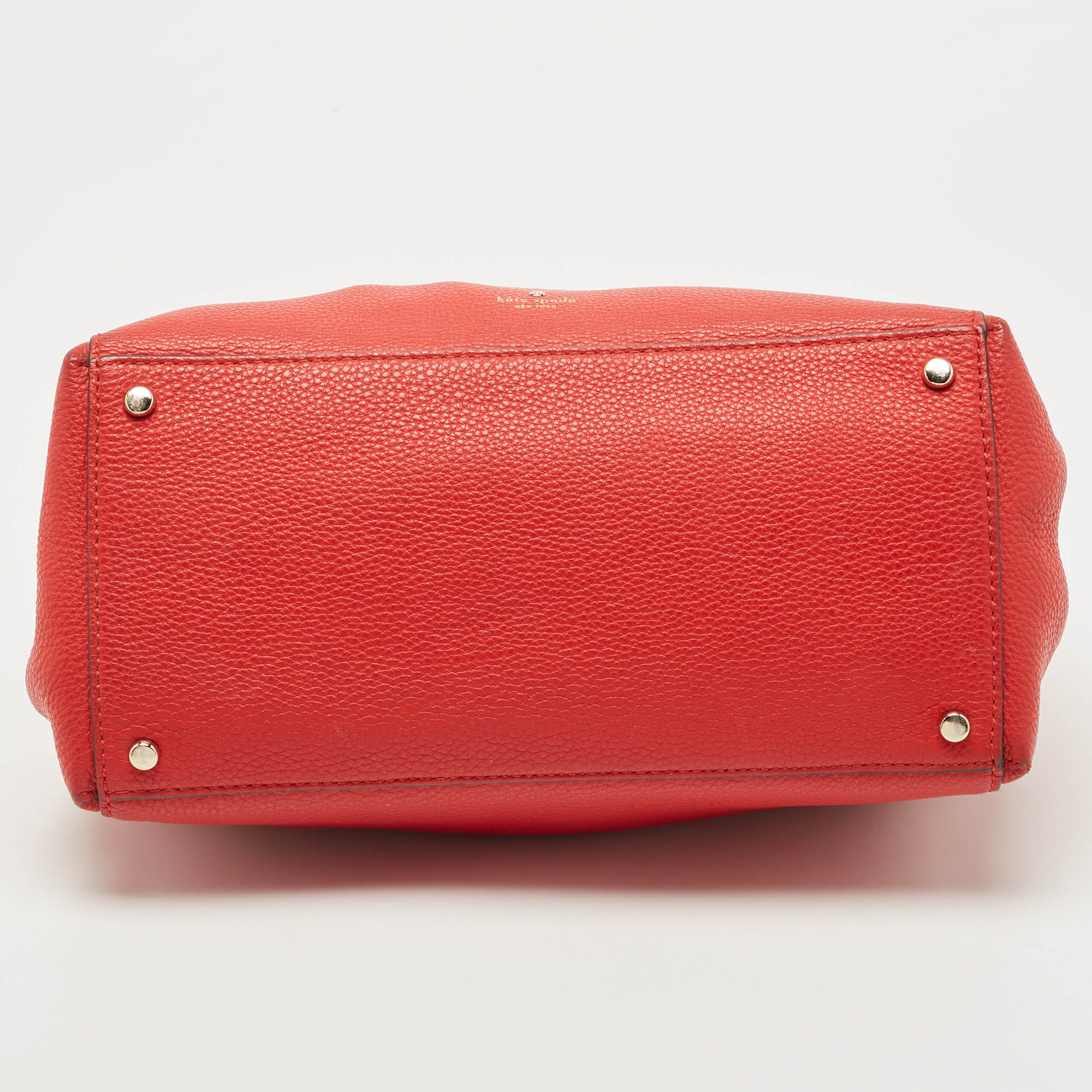 Kate Spade - Red Textured Leather Square Crossbody Bag – Current Boutique