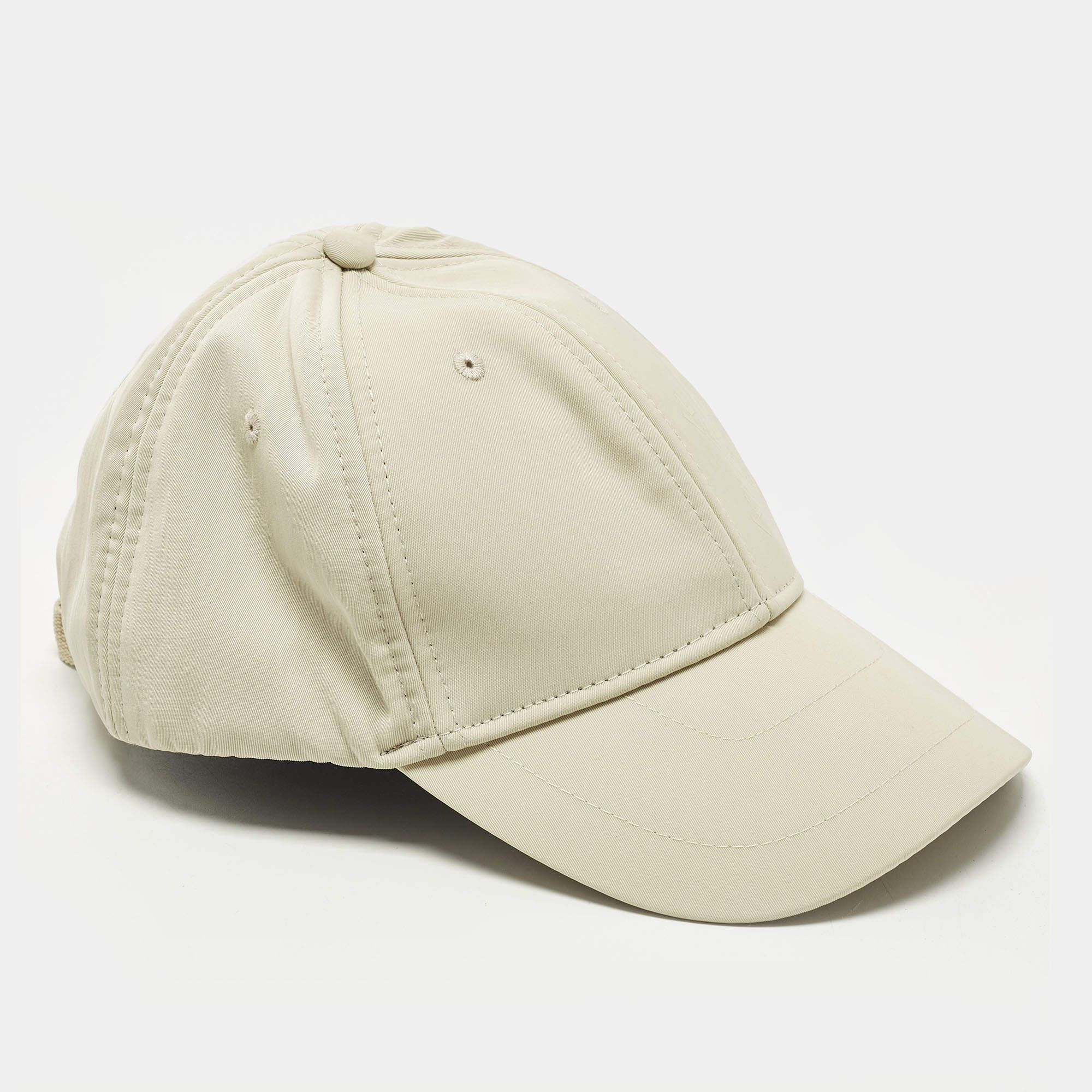 Pre Owned Kenzo Green Logo Print Synthetic Baseball Cap One Size 