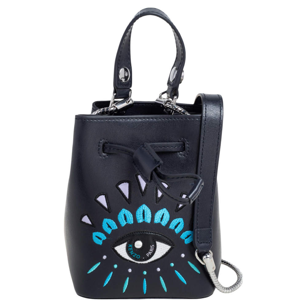 Kenzo eye outlet mini bucket bag