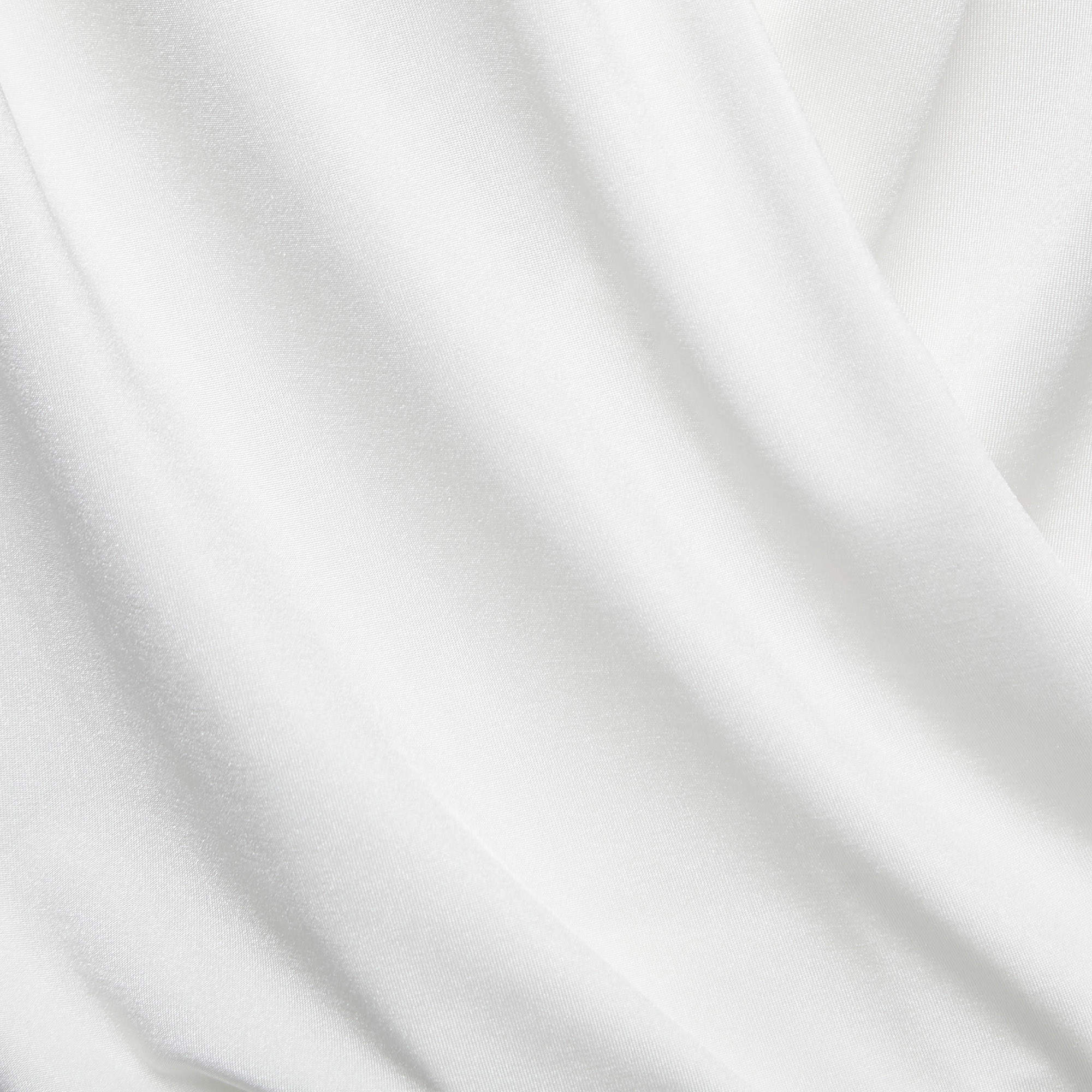 Pre Owned L'Agence White Jersey Wrap Effect Kallie Bodysuit M