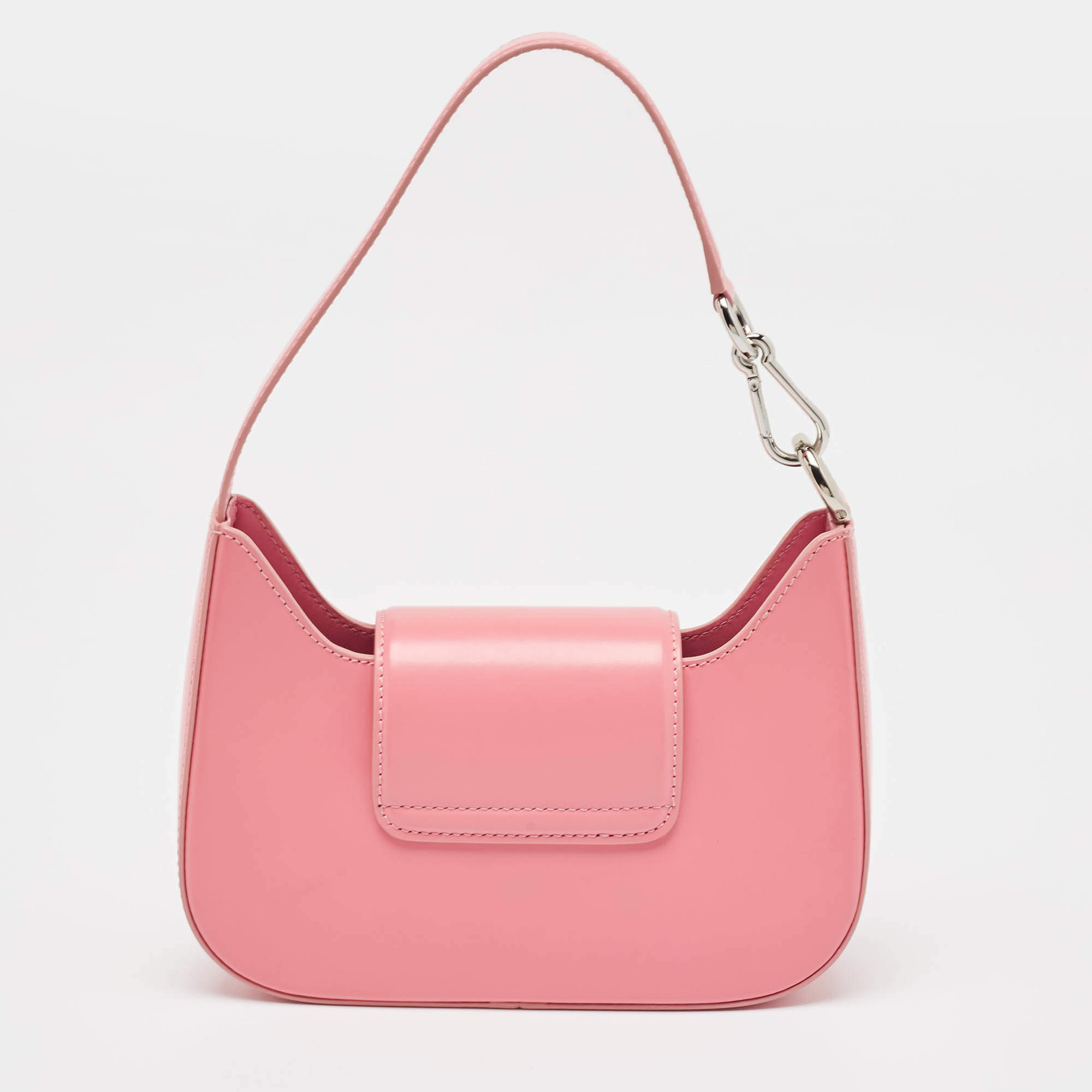 Lancel Pink Leather Sixtine de Lancel Hobo