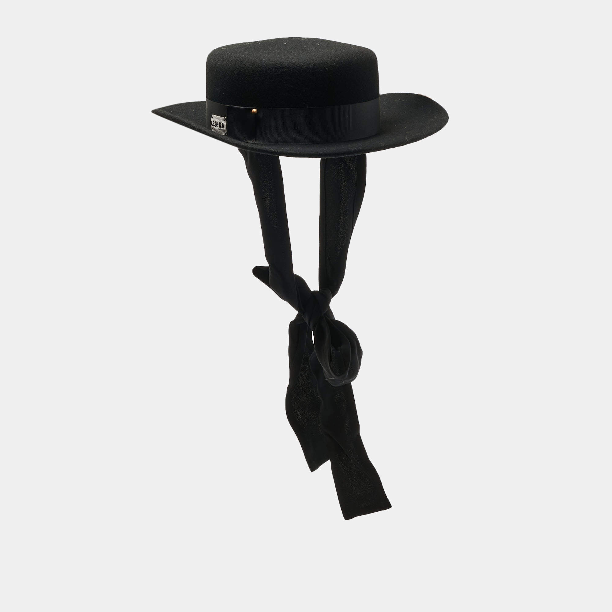 مملوكة مسبقًا قبعة كنوطيه لِي ش كا سوداء من اللباد صغيرة