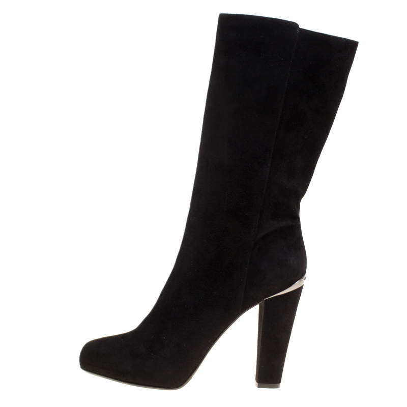 calf length fur lined boots