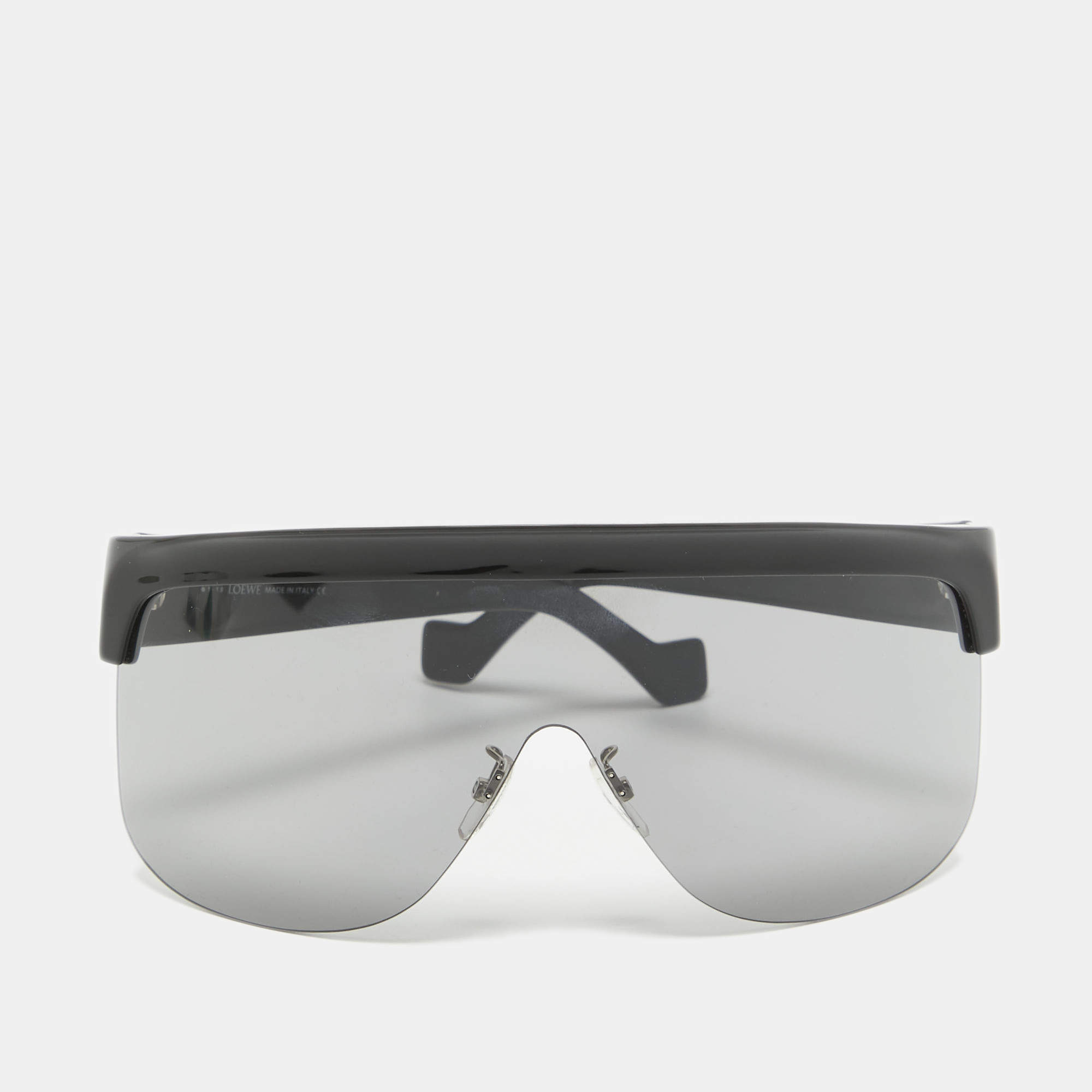 Loewe Black/Grey D Frame Mask Shield Sunglasses
