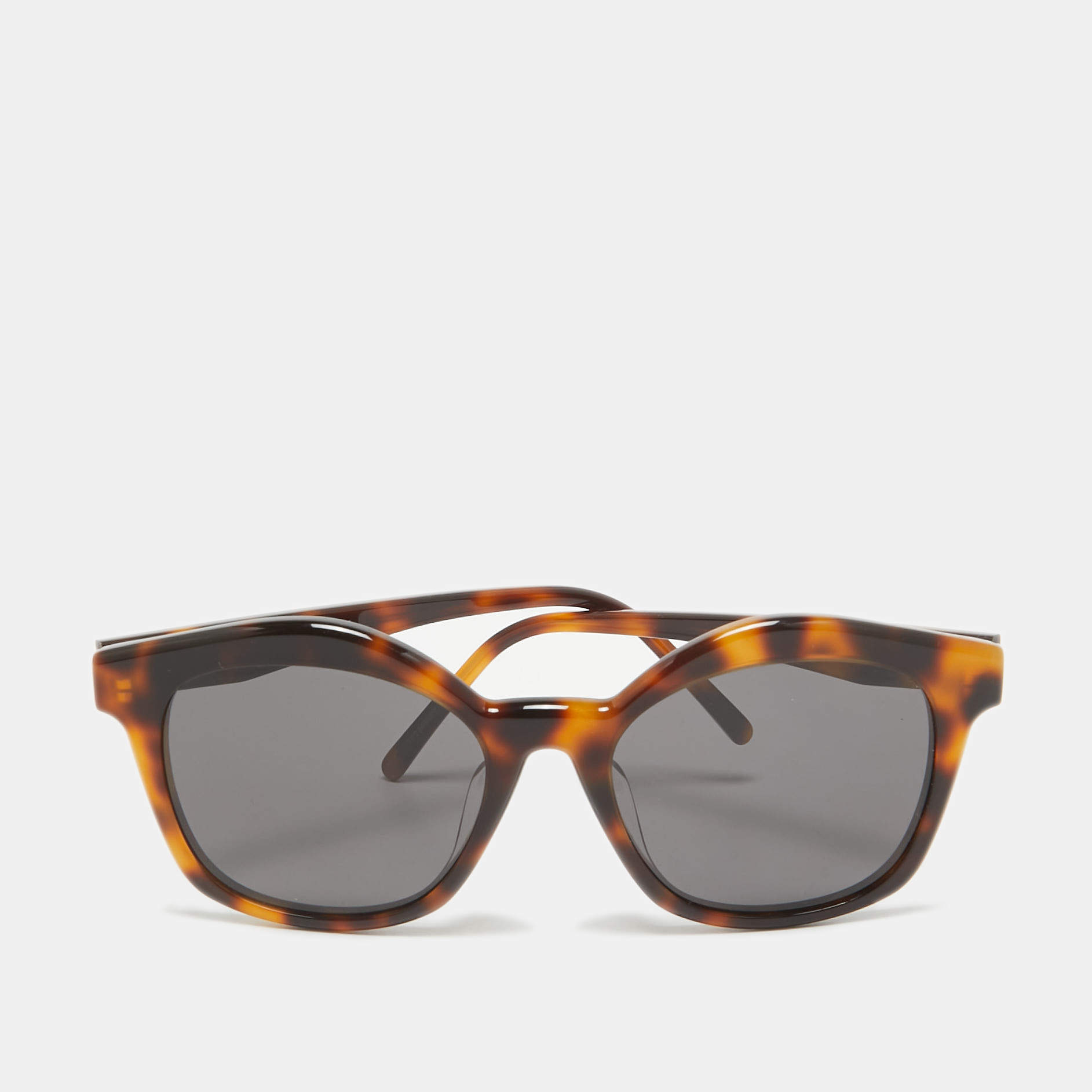 Loewe Havana LW40079U Curvy Square Sunglasses 