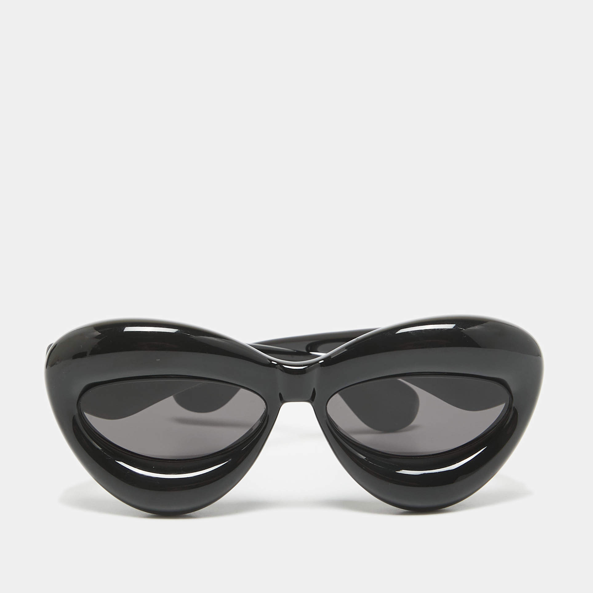 Loewe Black Acetate LW400971Inflated Cat Eye Sunglasses