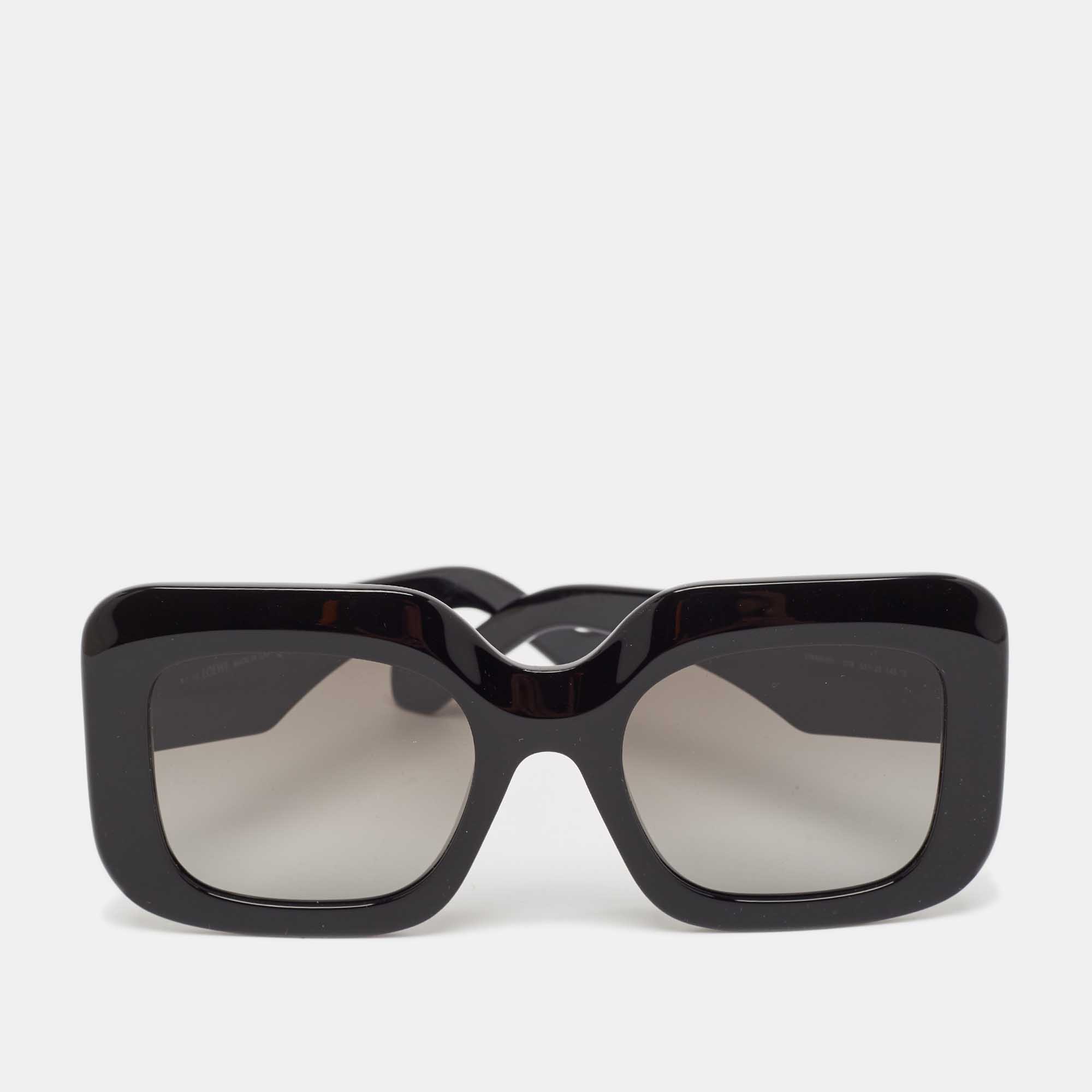 Loewe Black Gradient Anagram LW400351 Square Sunglasses