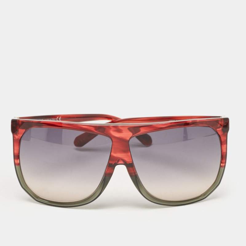 Loewe Red/Black Gradient LW400011 Oversized Sunglasses