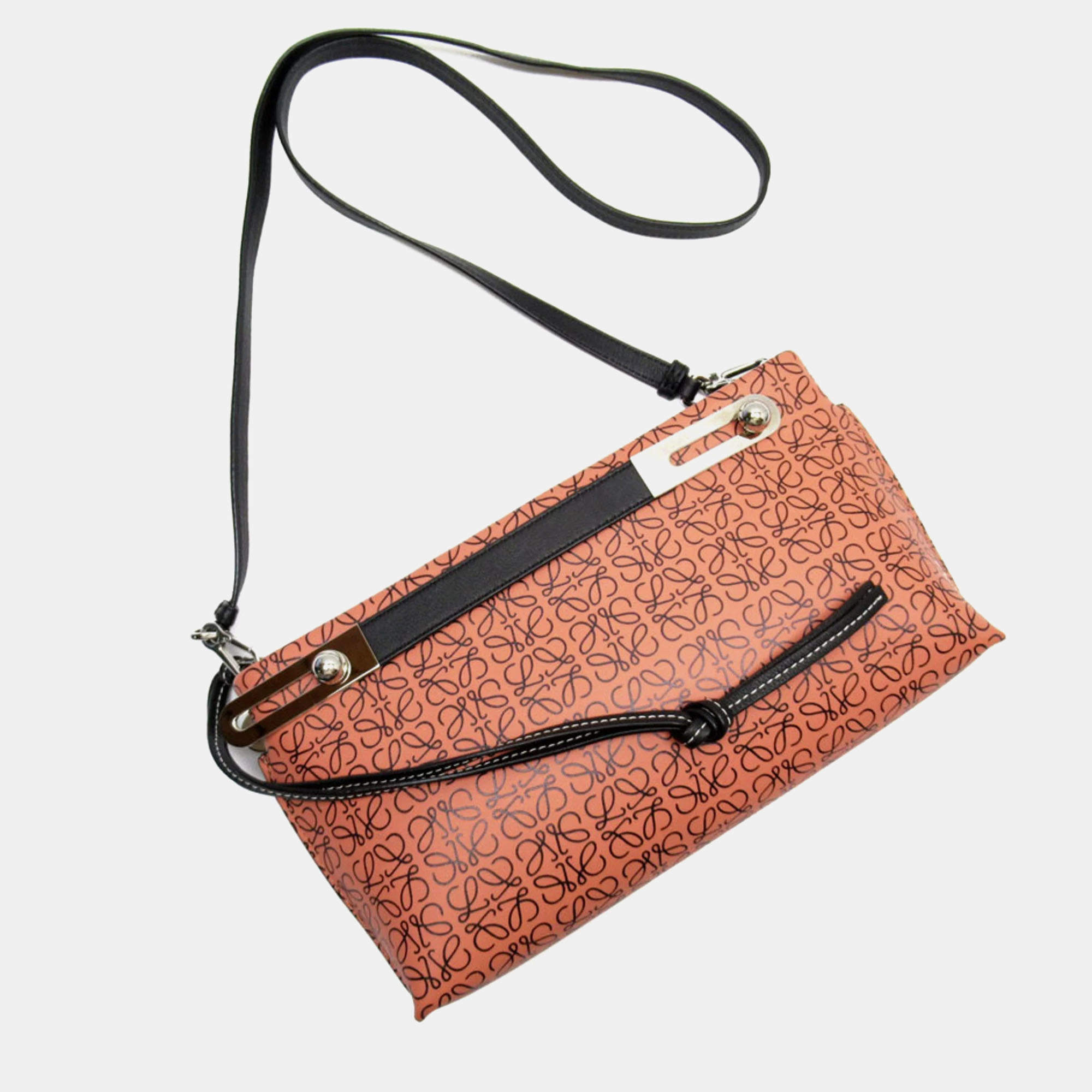 Loewe Multicolor Anagram Canvas and Leather Missy Shoulder Bag