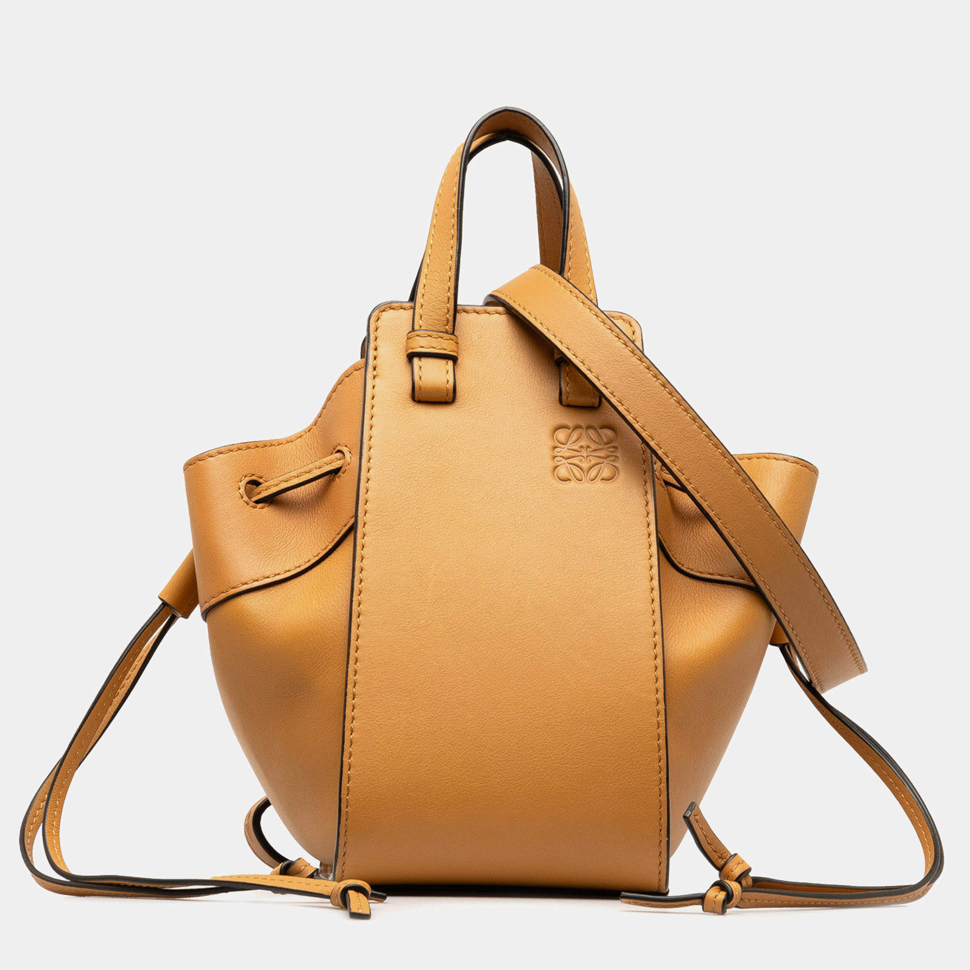 Loewe Brown Mini Hammock Bag