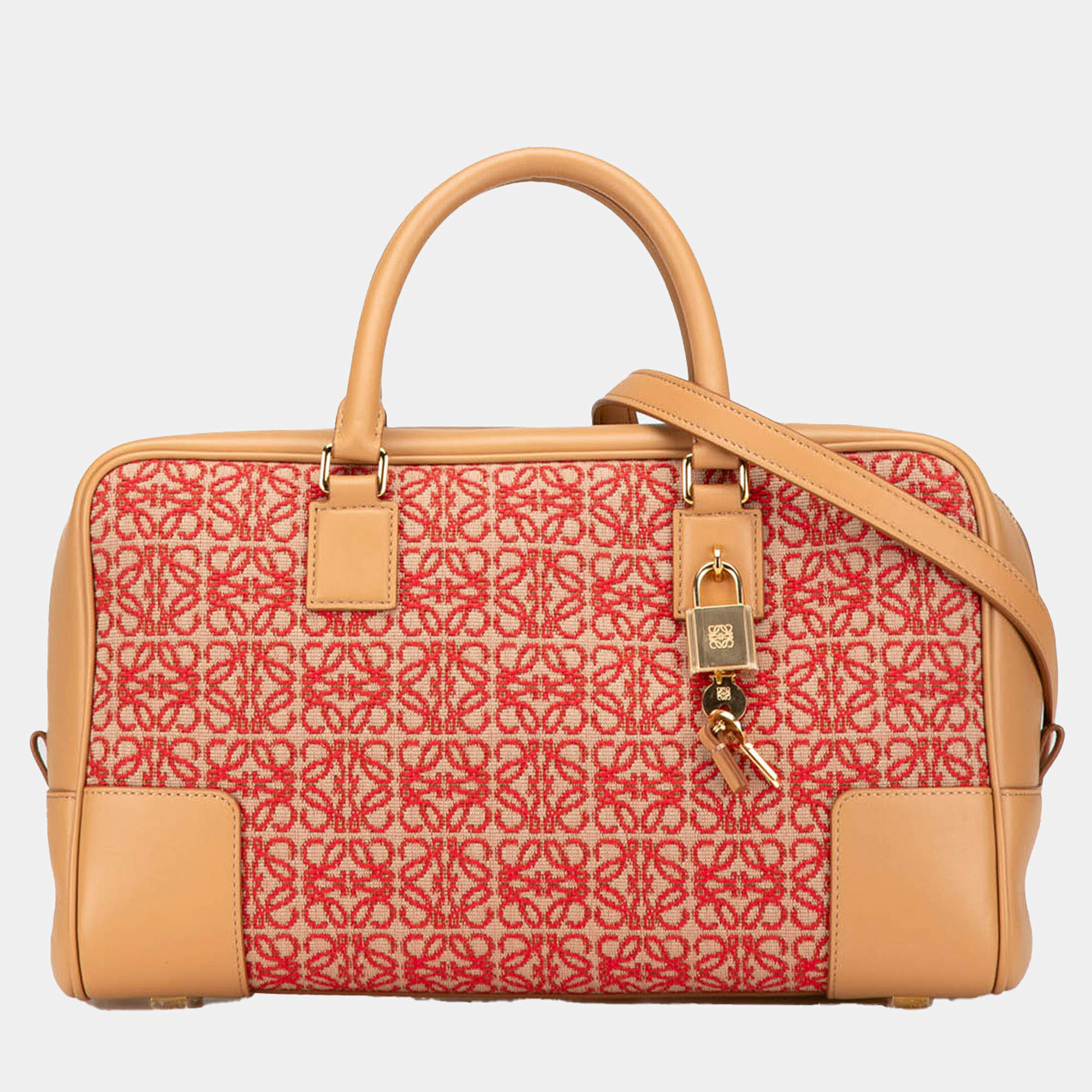 Loewe Red Canvas Amazona 28
