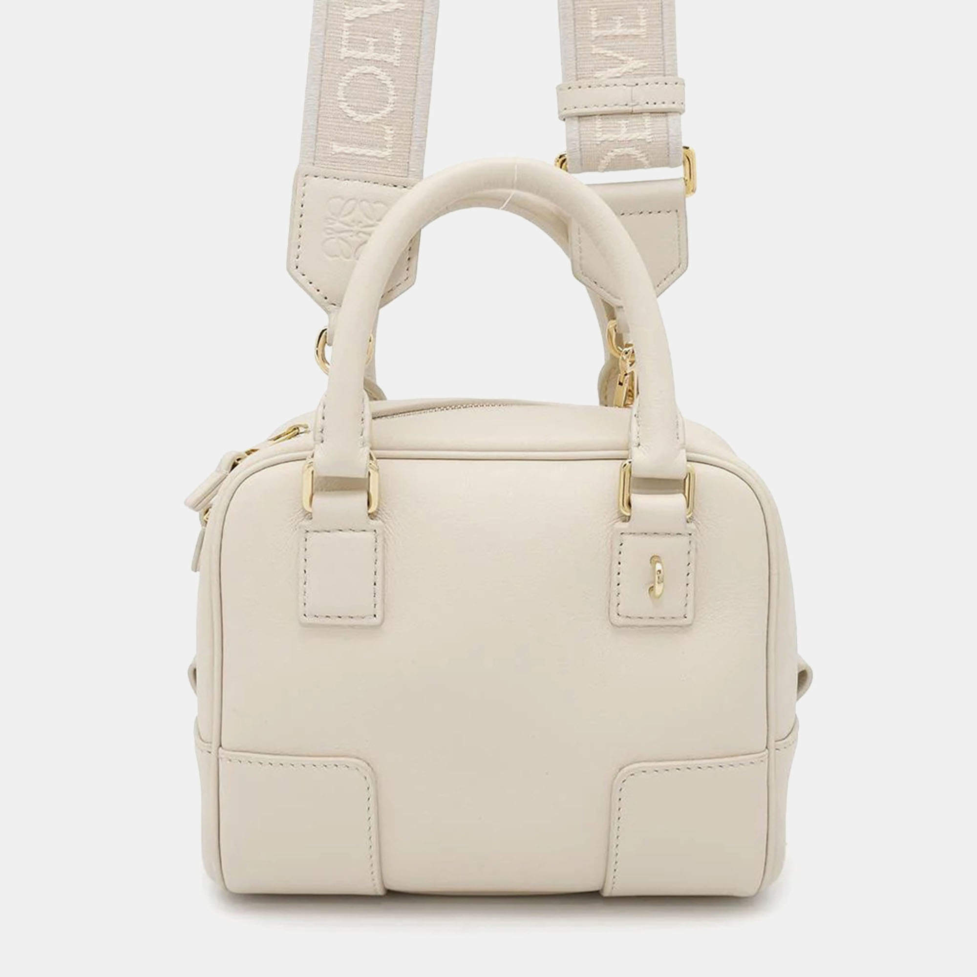 Loewe Leather Angola Mini Amazona 16 Square Bag