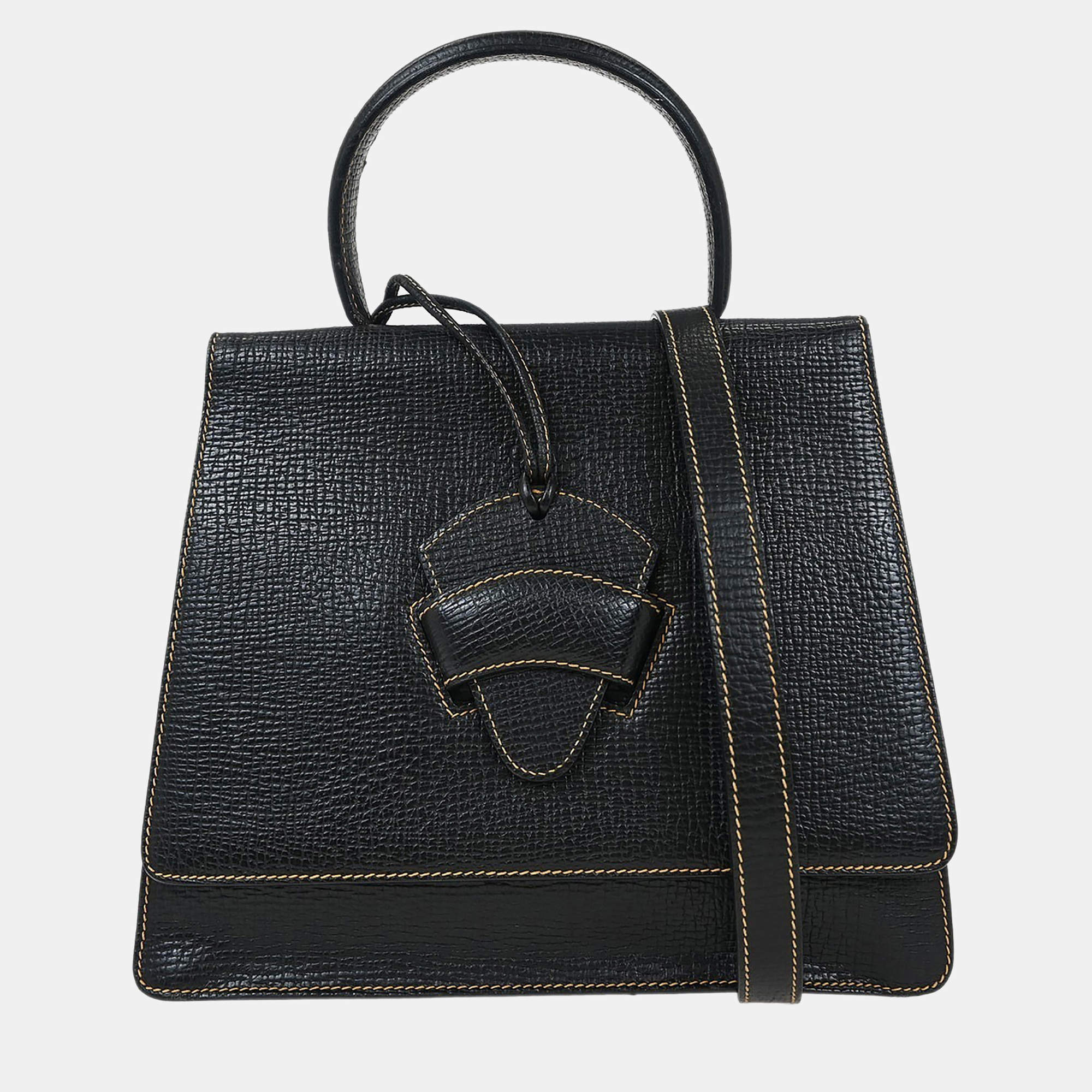 مملوكة مسبقًا Loewe Black Barcelona 2Way Shoulder Handbag