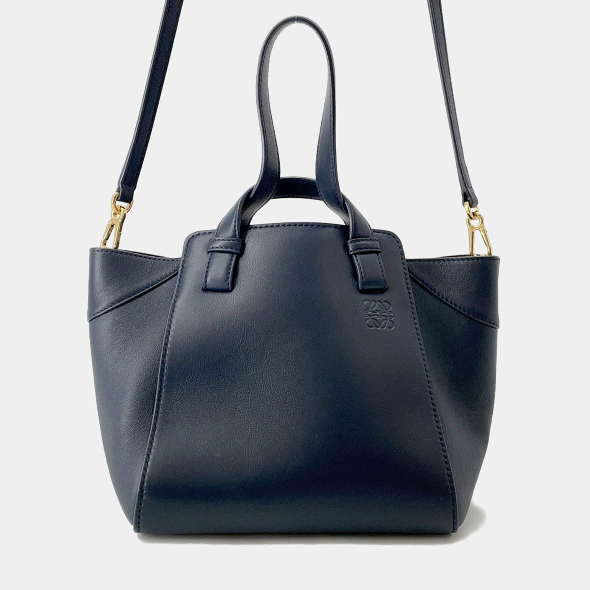 مملوكة مسبقًا Loewe Hammock Nugget Navy Leather