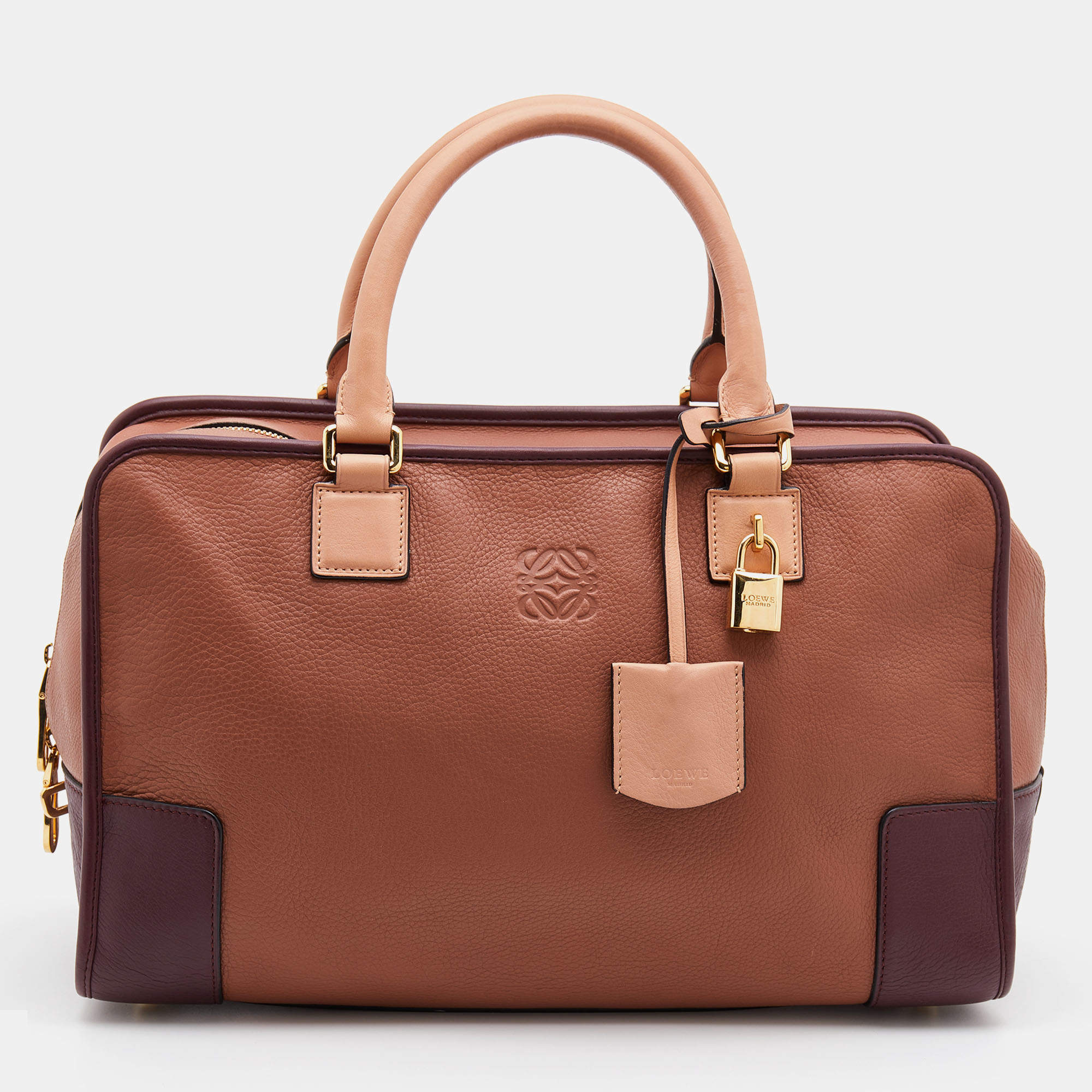 Loewe Multicolor Leather Amazona Satchel